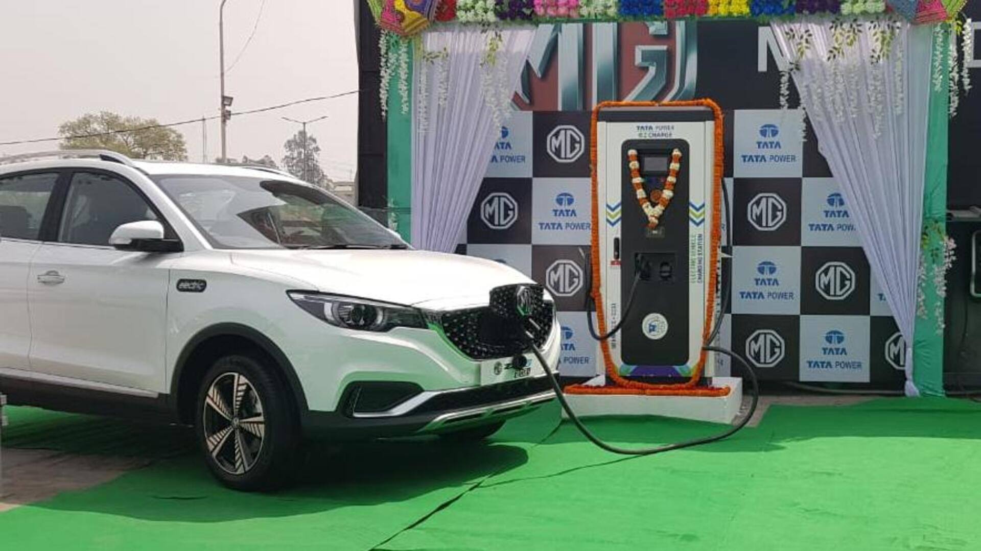 MG भारत में इलेक्ट्रिक वाहन चार्जिंग नेटवर्क का कर रही विस्तार, HPCL से मिलाया हाथ  