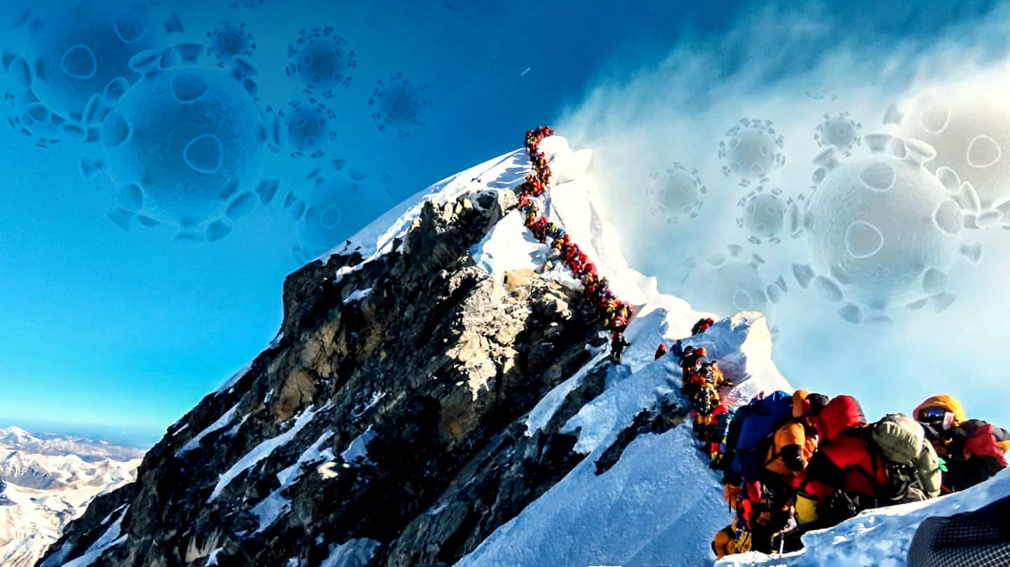 माउंट एवरेस्ट तक पहुंचा कोरोना, संक्रमित पाया गया नॉर्वे का पर्वतारोही