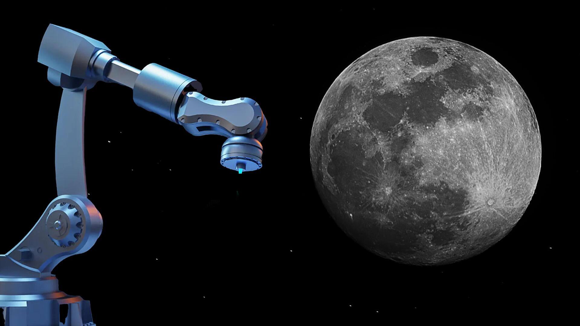चीन 3D टेक्नोलॉजी से चंद्रमा पर बनाएगा बेस स्टेशन, चांद पर भेजेगा ईंट बनाने वाला रोबोट