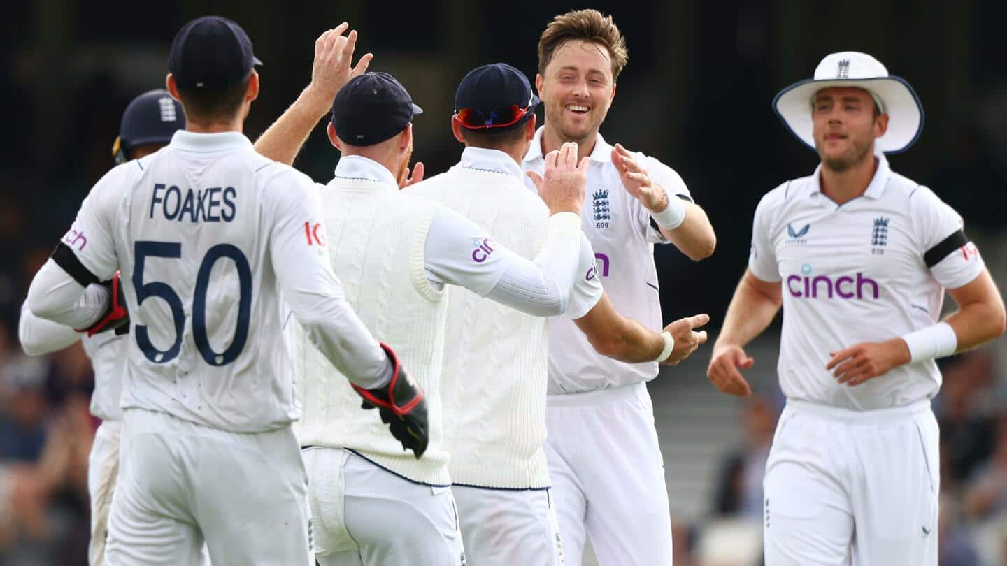 तीसरा टेस्ट: इंग्लैंड के खिलाफ दक्षिण अफ्रीकी पारी 118 पर सिमटी, रॉबिन्सन ने लिए पांच विकेट