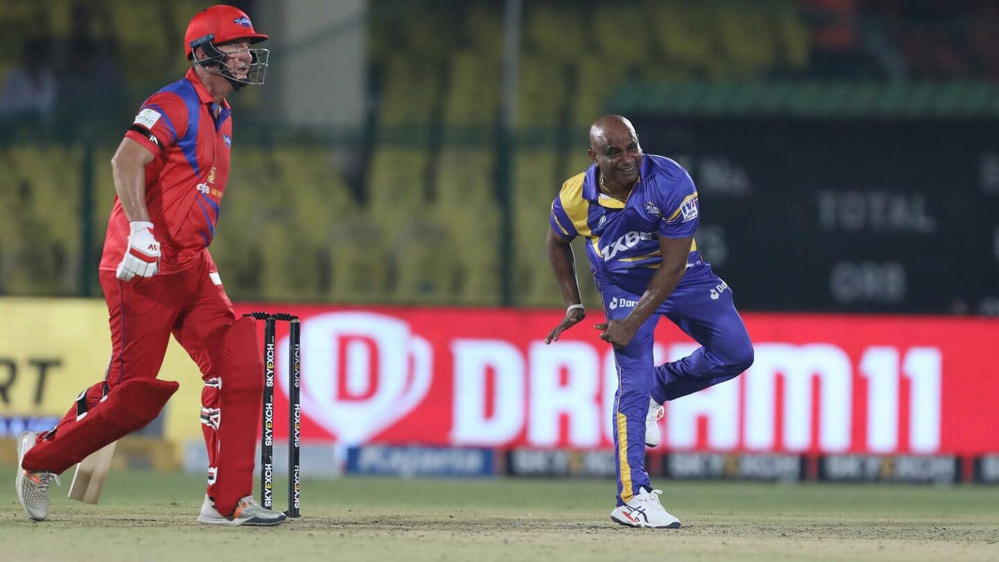 रोड सेफ्टी वर्ल्ड सीरीज: श्रीलंका ने इंग्लैंड को हराया, जयसूर्या ने की घातक गेंदबाजी