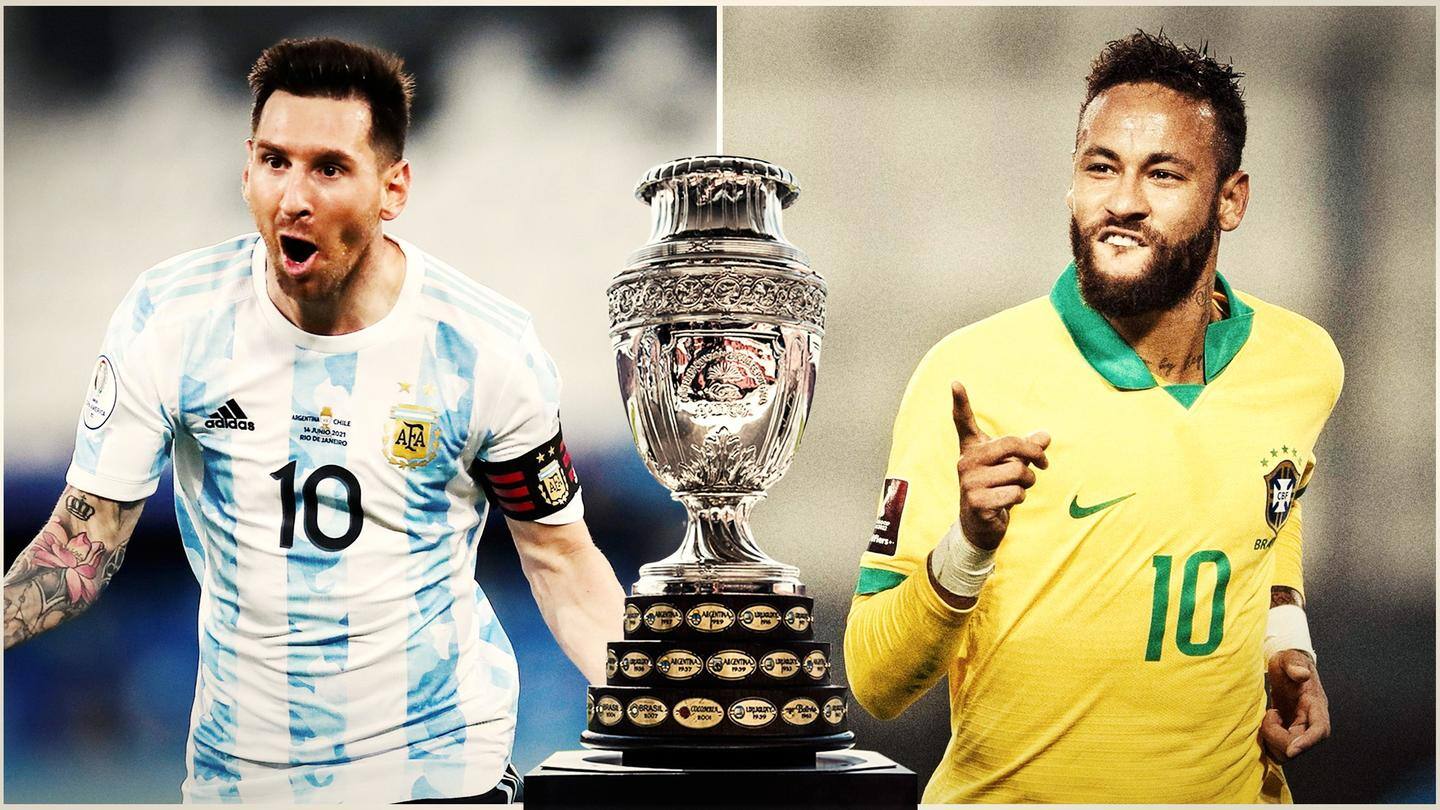 कोपा अमेरिका फाइनल: अर्जेंटीना के सामने होगी ब्राजील की चुनौती, जानें मुकाबले से जुड़े अहम आंकड़े