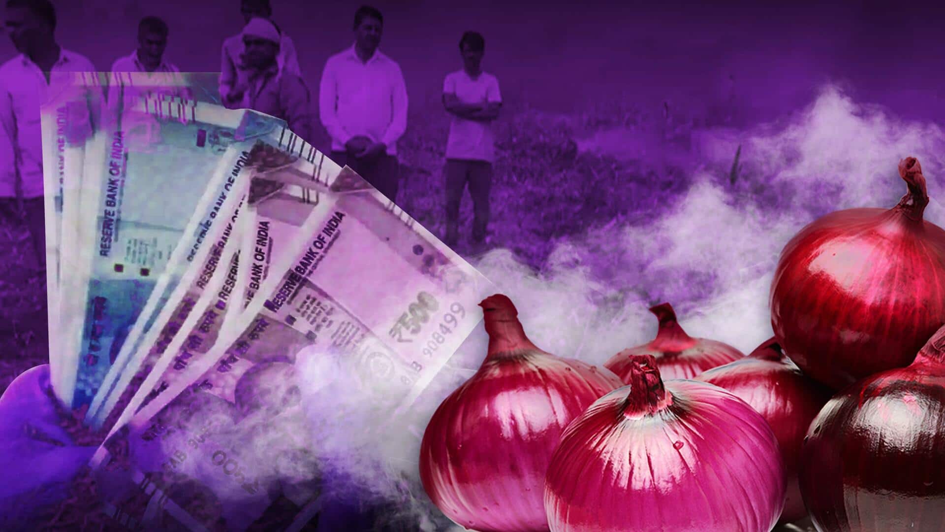 महाराष्ट्र: सही भाव न मिलने से परेशान नासिक के किसान ने जलाई प्याज की फसल