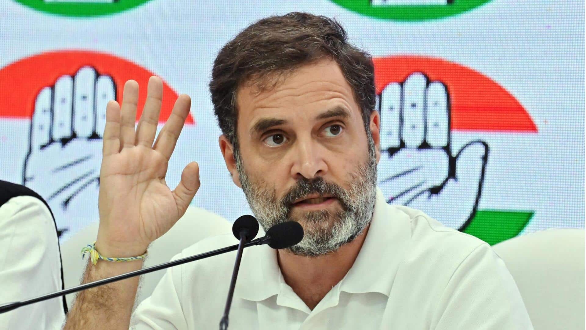 राहुल गांधी का चुनाव आयोग पर धांधली का आरोप, कहा- हमारे पास सबूत राहुल गांधी का चुनाव आयोग पर धांधली का आरोप, कहा- हमारे पास सबूत
