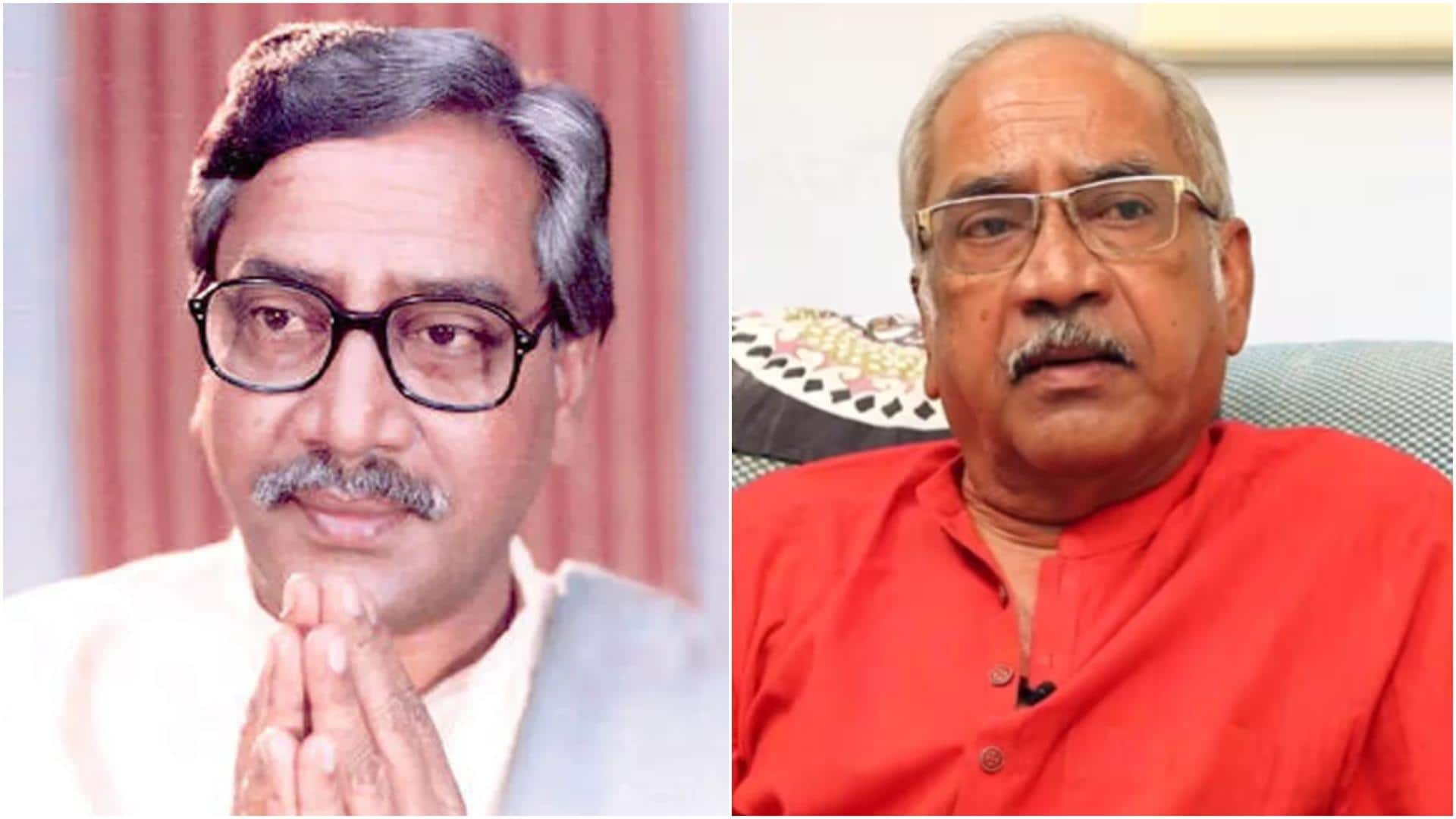तेलुगु सिनेमा के दिग्गज अभिनेता जीवी नारायण राव का निधन, कुछ दिनों से थे बीमार