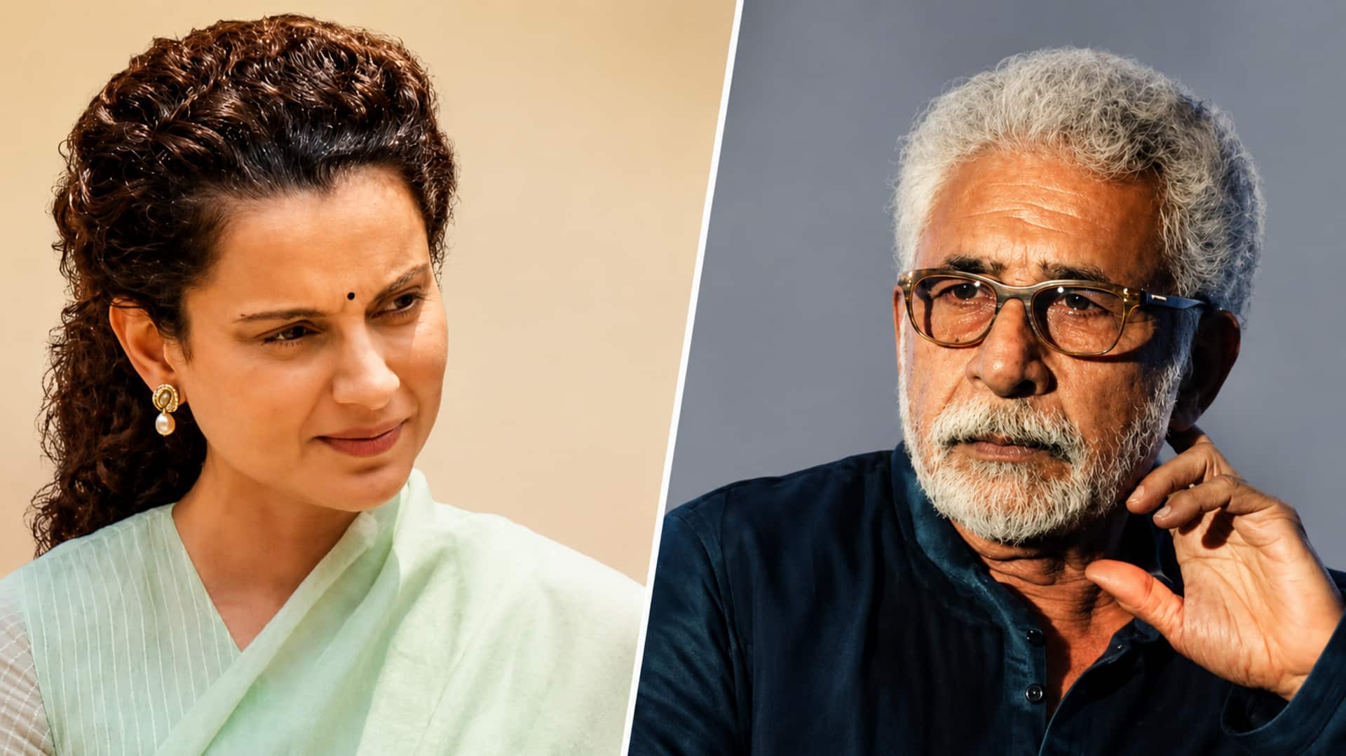 नसीरुद्दीन शाह को 'लोमड़ी' कहने पर कंगना का पलटवार- पाकिस्तान के प्रेम में मरे रहते हैं
