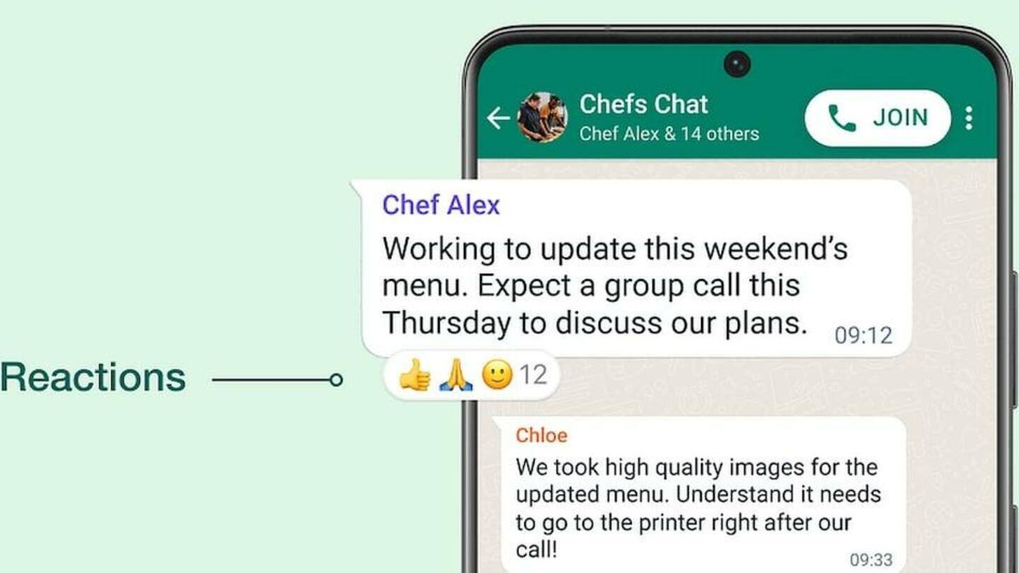 व्हाट्सऐप पर नए रिऐक्शंस फीचर का रोलआउट शुरू, मार्क जुकरबर्ग ने इंस्टाग्राम पर बताया