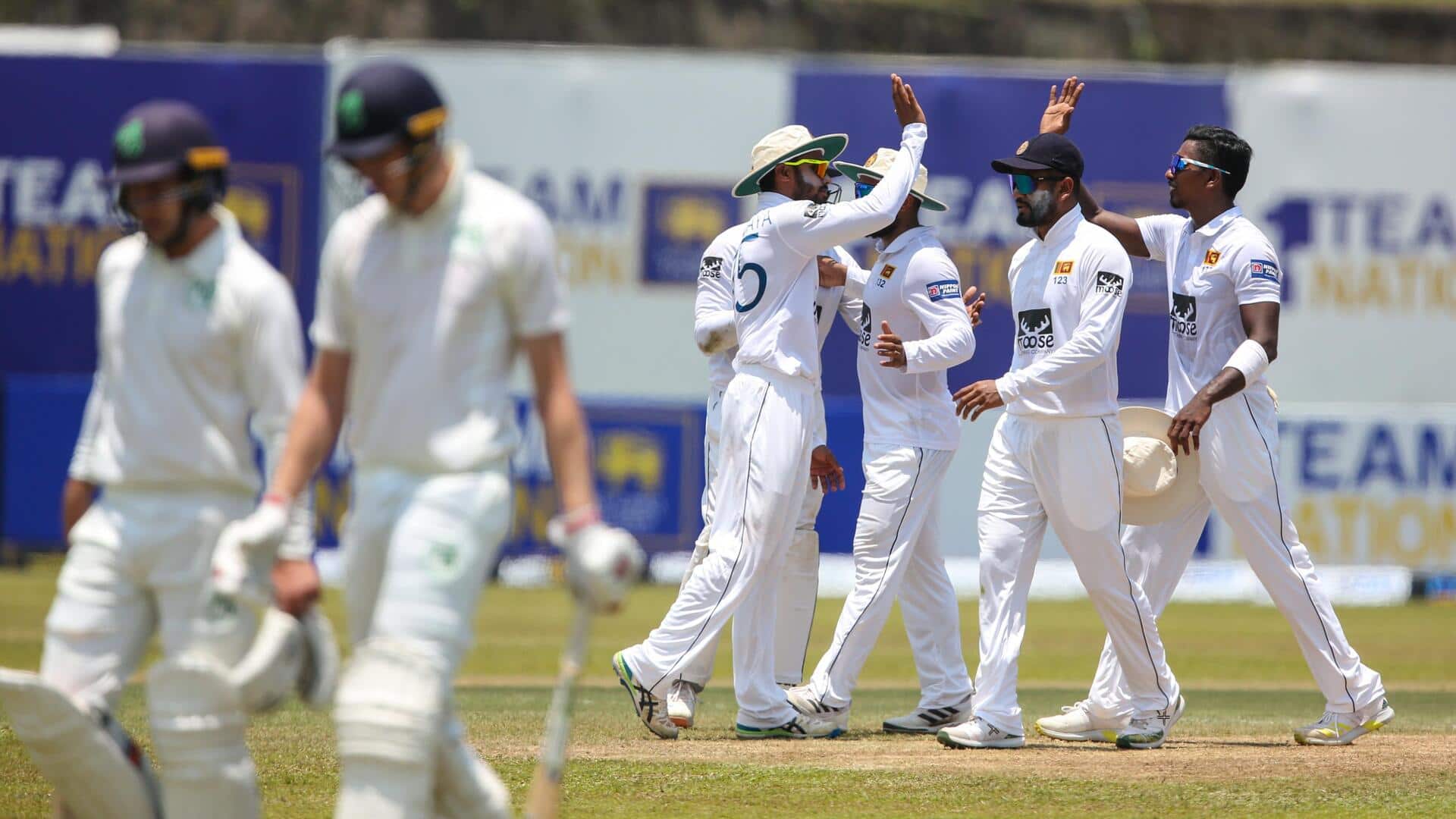 श्रीलंका ने पहले टेस्ट में आयरलैंड को हराकर रचा इतिहास, बने ये रिकॉर्ड्स 