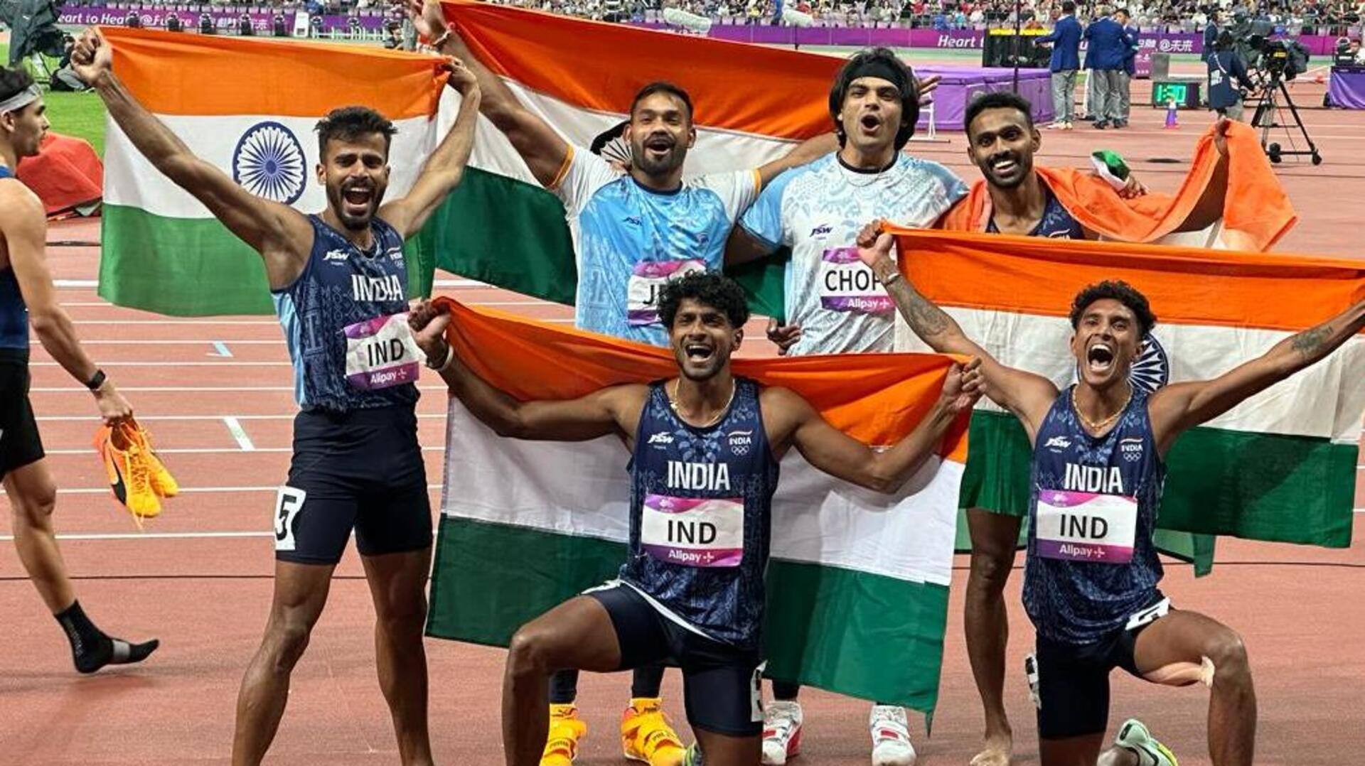 एशियाई खेल: भारतीय पुरुष टीम ने 400 मीटर रिले दौड़ में अपने नाम किया स्वर्ण पदक