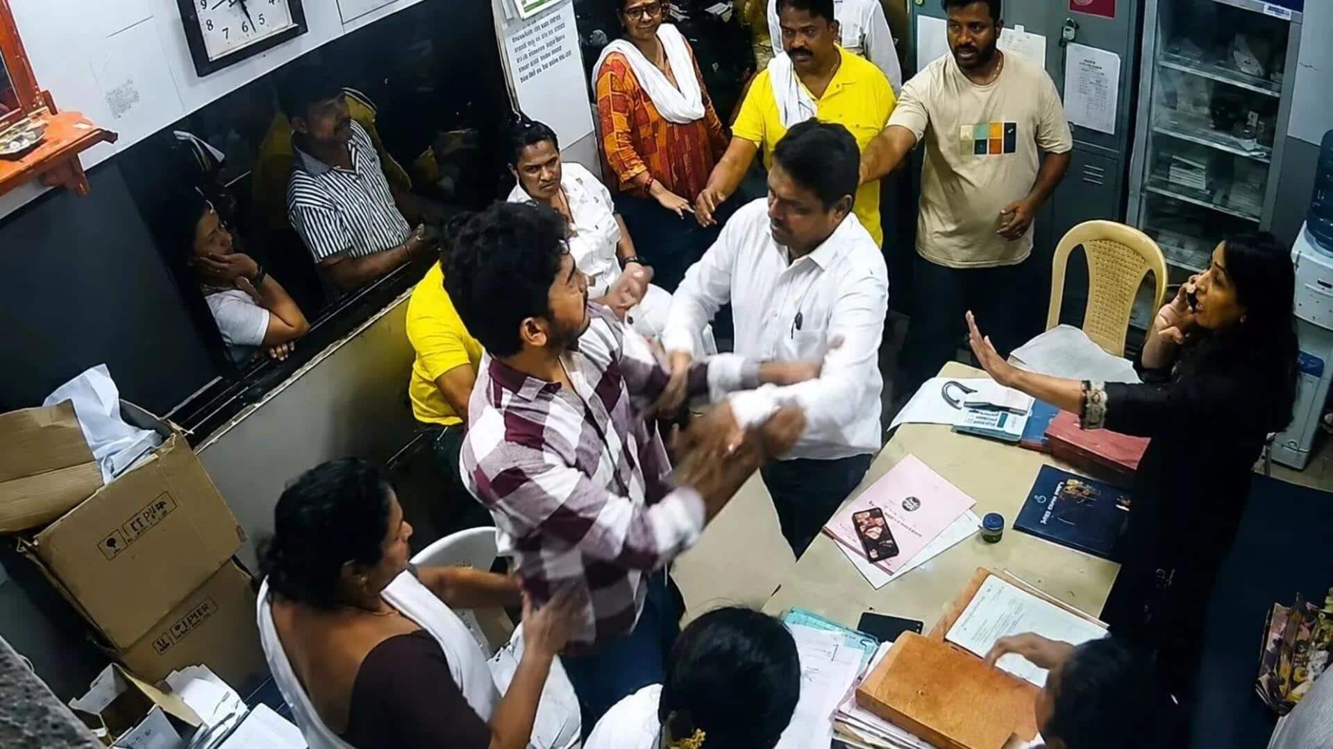 ठाणे के निगम अस्पताल में महिला डॉक्टर और स्टाफ पर हमला करने वाला शिवसेना पार्षद गिरफ्तार