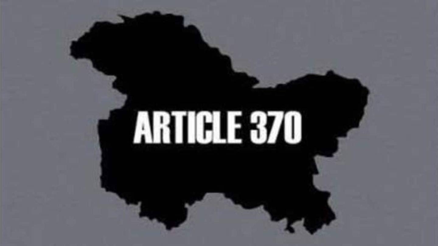 2019 में हटाया गया था अनुच्छेद 370 2019 में हटाया गया था अनुच्छेद 370