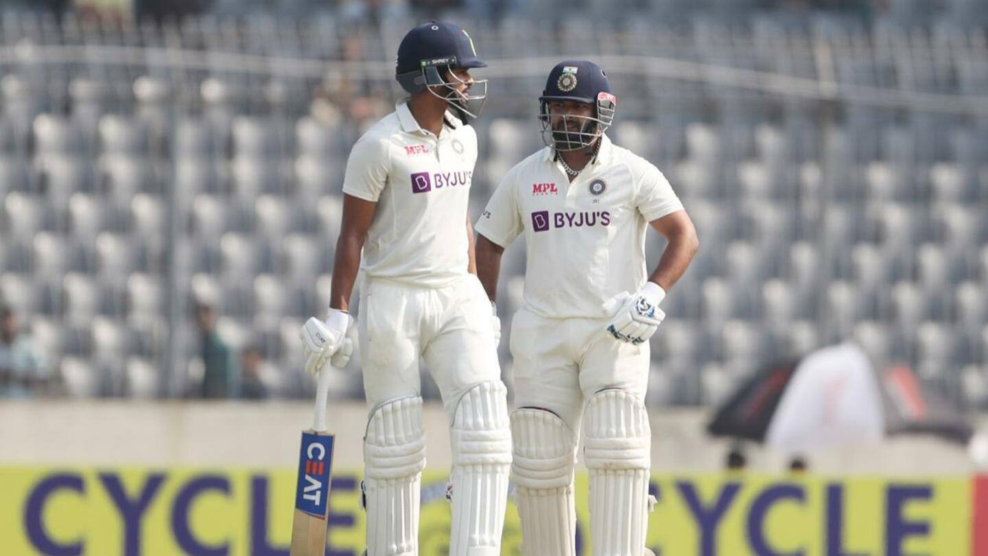 दूसरा टेस्ट: दूसरे दिन भारत ने पहली पारी में बनाए 314 रन, पंत-अय्यर शतक से चूके