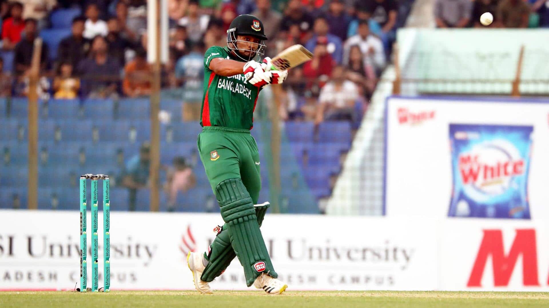 नजमुल हसन शान्तो ने श्रीलंका के खिलाफ लगाया अपना पहला टी-20 अर्धशतक, जानिए उनके आंकड़े