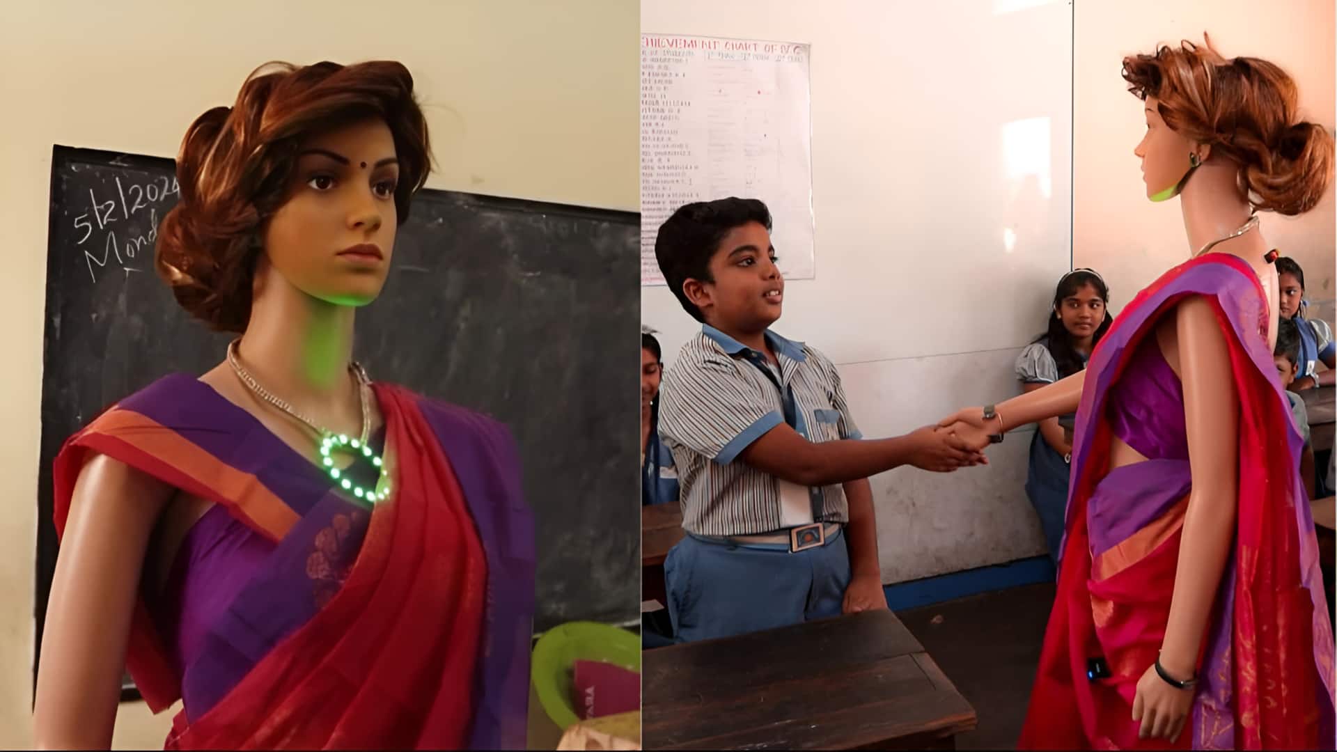 उत्तर प्रदेश के छात्र ने बनाई रोबोट अध्यापिका, हिंदी में देती है सवालों के जवाब 