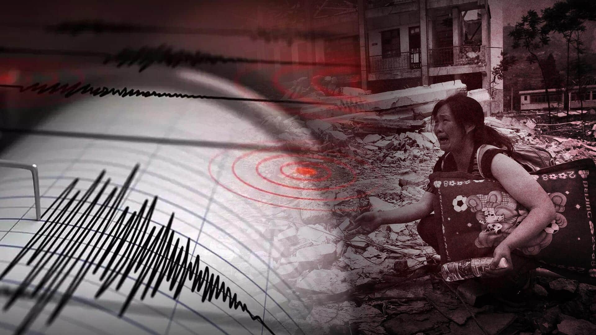 चीन में आए 6.2 तीव्रता के विनाशकारी भूकंप में 111 लोगों की मौत, 230 घायल