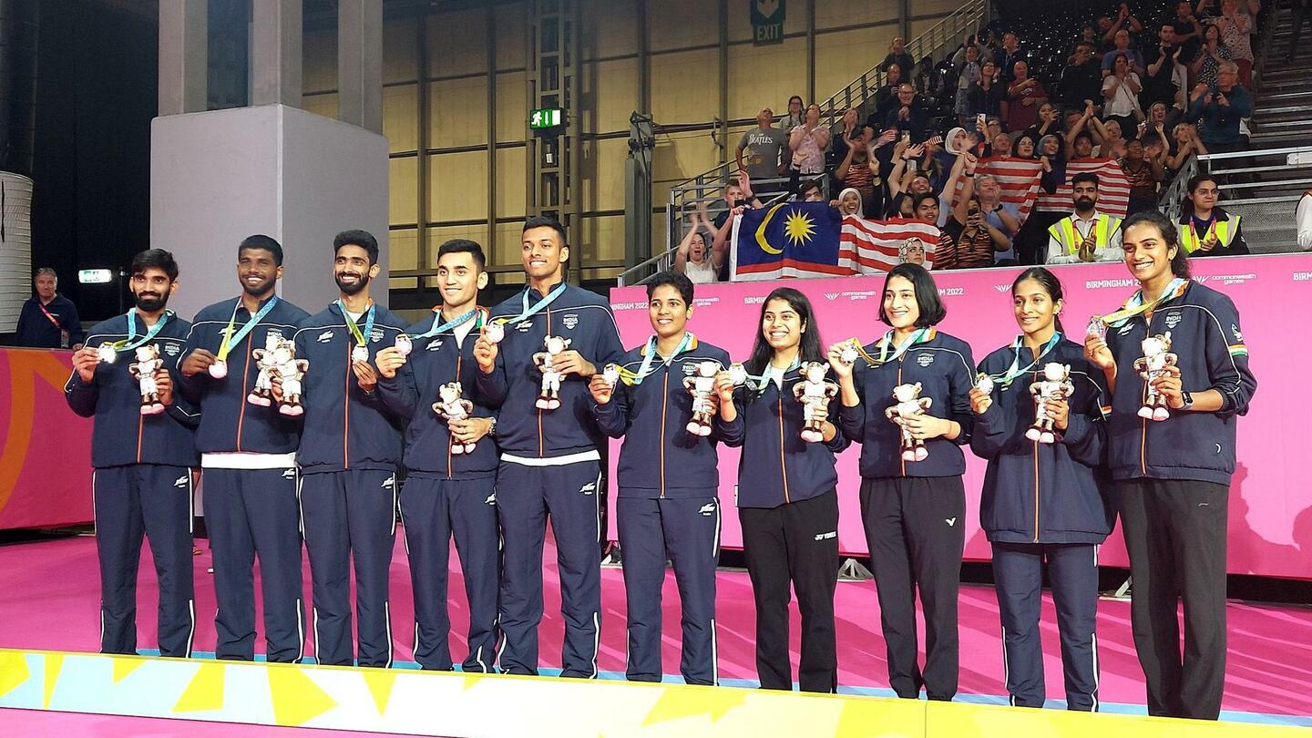 राष्ट्रमंडल खेल 2022: भारतीय मिक्स्ड बैडमिंटन टीम को फाइनल में मिली हार, रजत पदक जीता