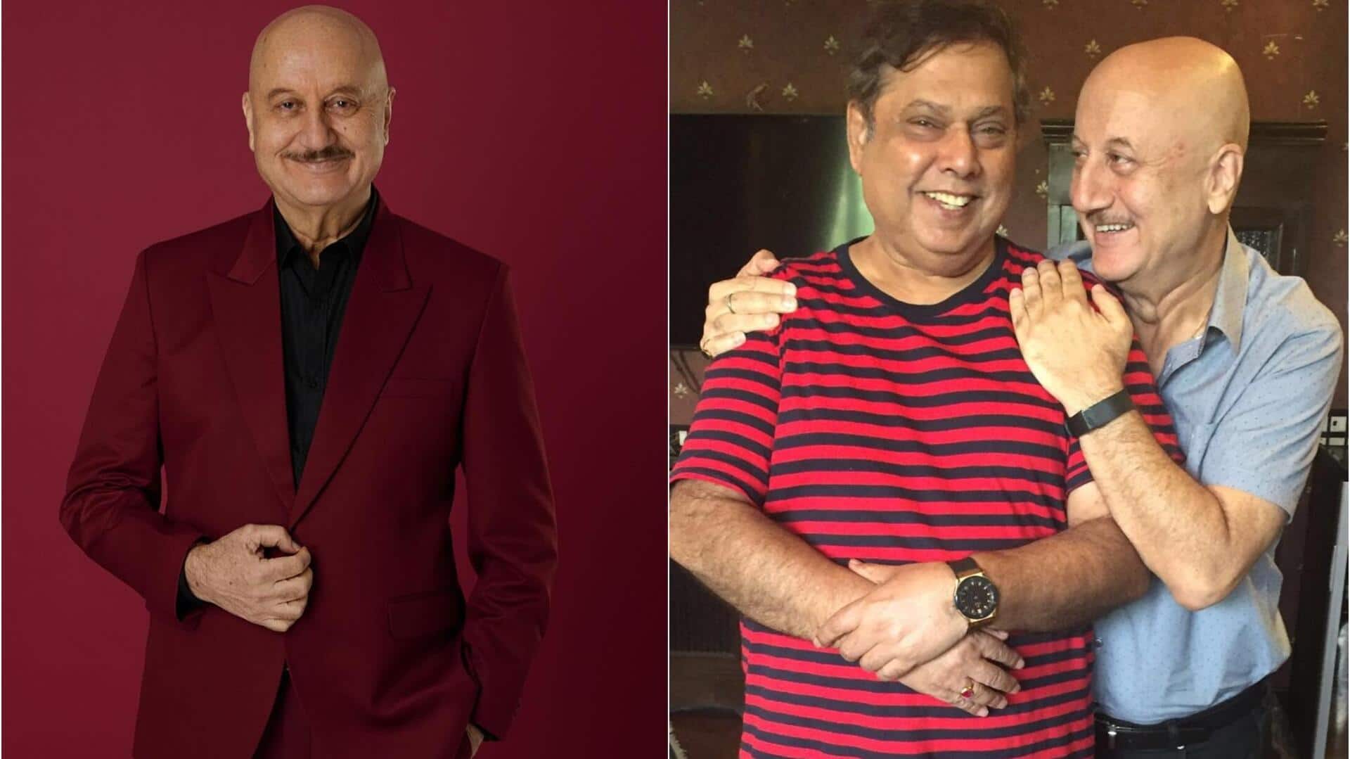 निर्देशक डेविड धवन पर क्यों भड़के अनुपम खेर? फोन पर जमकर लगाई फटकार