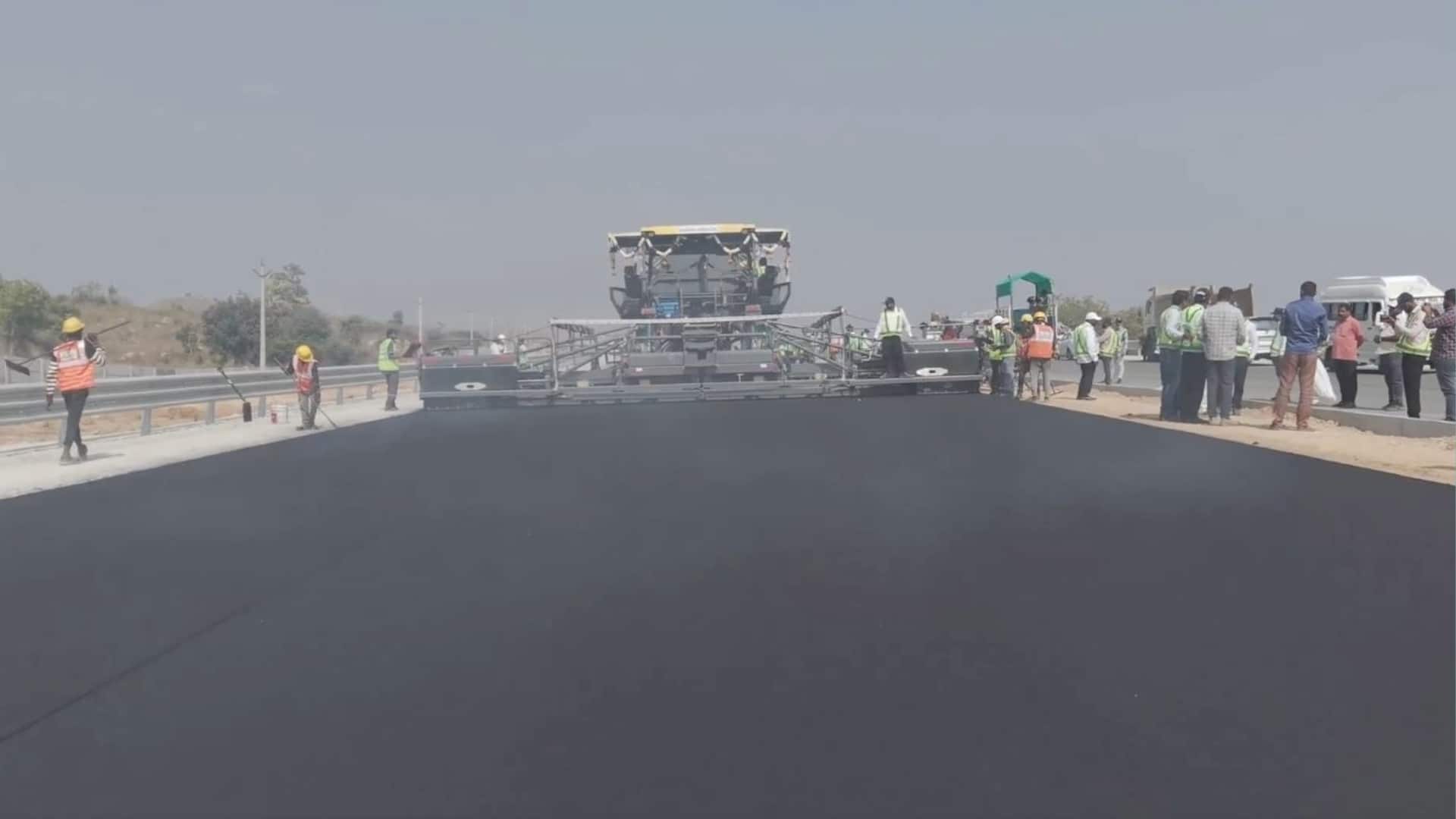 NHAI ने सड़क निर्माण में बनाए 2 गिनीज वर्ल्ड रिकॉर्ड, मुख्यमंत्री नायडू ने दी जानकारी 