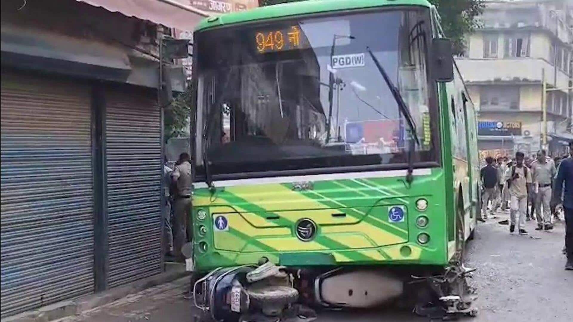 दिल्ली में बेकाबू DTC बस ने राहगीरों को कुचला; एक की मौत, कई अन्य घायल