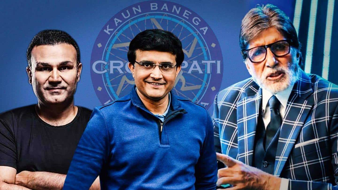 अमिताभ के 'KBC 13' में दिखेंगे सौरव गांगुली और वीरेंद्र सहवाग