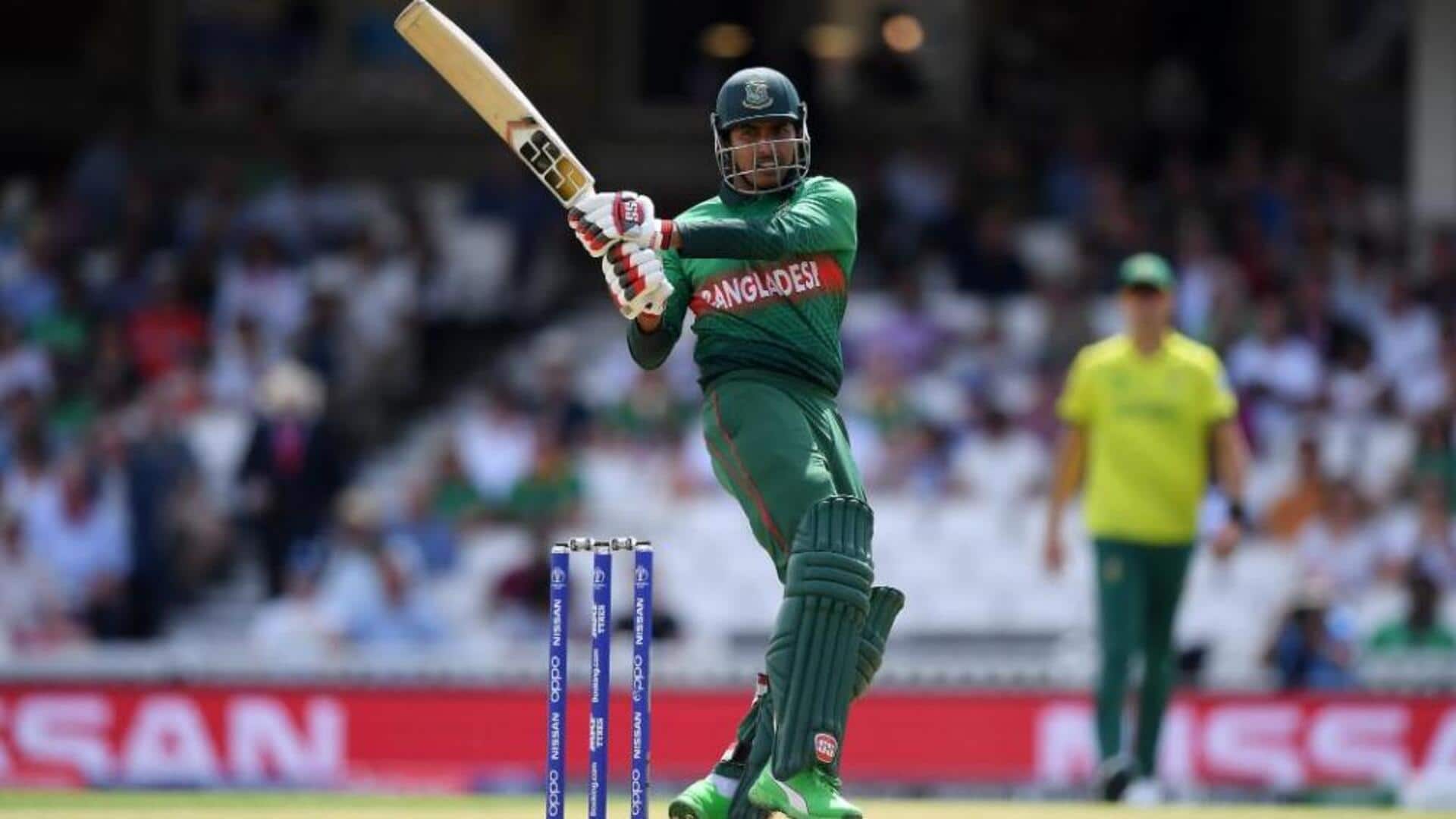 बांग्लादेश बनाम श्रीलंका: सौम्य सरकार ने लगाया 12वां अर्धशतक, पूरे किए अपने 2,000 वनडे रन 
