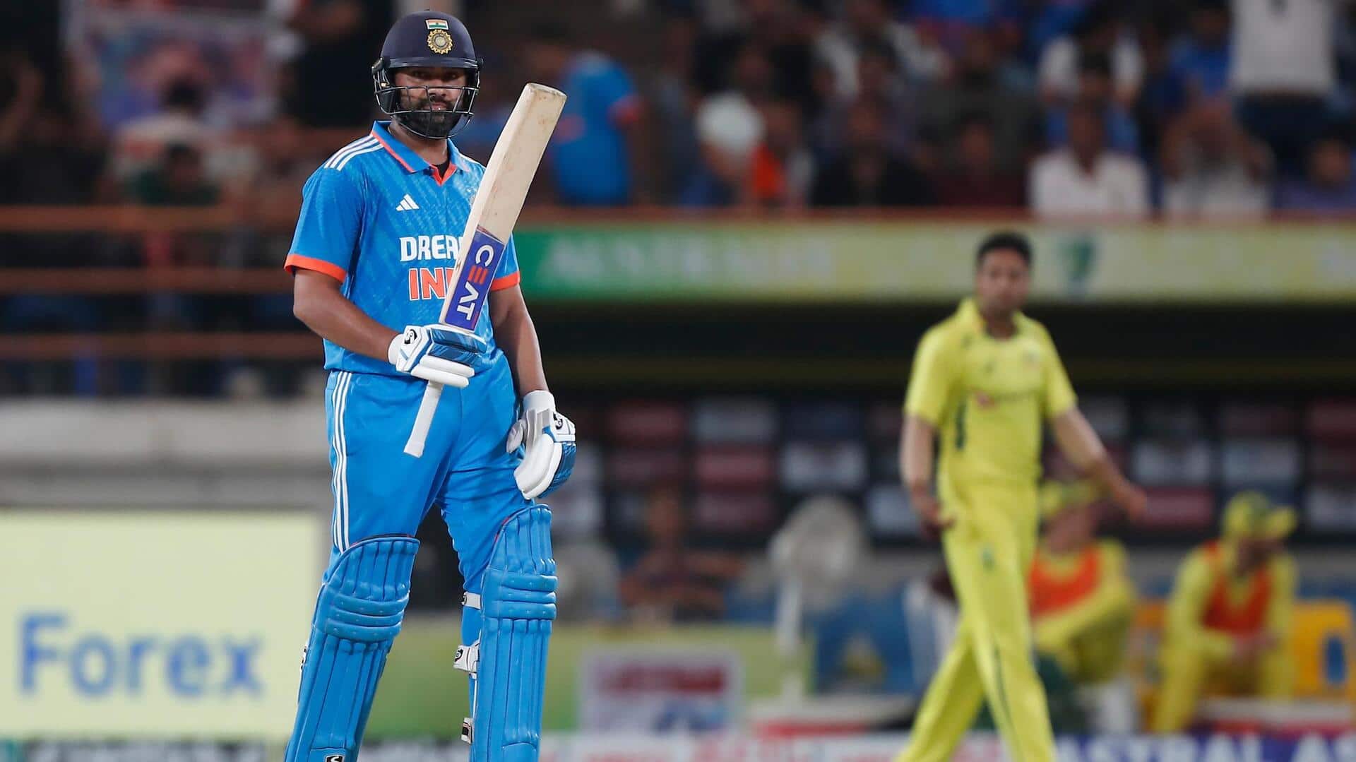 भारत बनाम ऑस्ट्रेलिया: रोहित शर्मा ने पहले 10 ओवर में जड़ा अर्धशतक, बनाया यह रिकॉर्ड
