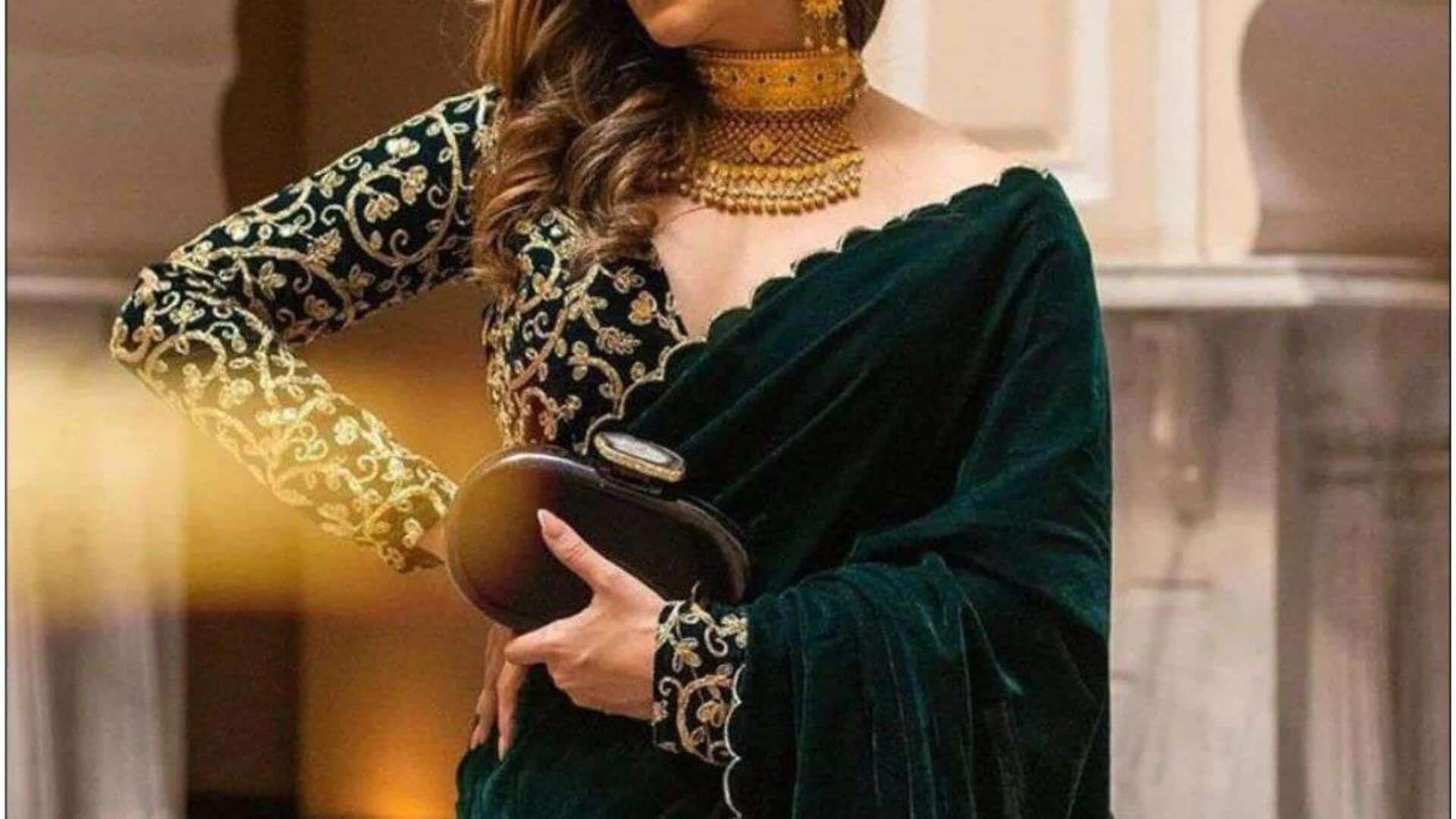 सर्दियों के दौरान वेलवेट साड़ी में लुक लगेगा स्टाइलिश, इन 5 बातों का रखें ध्यान