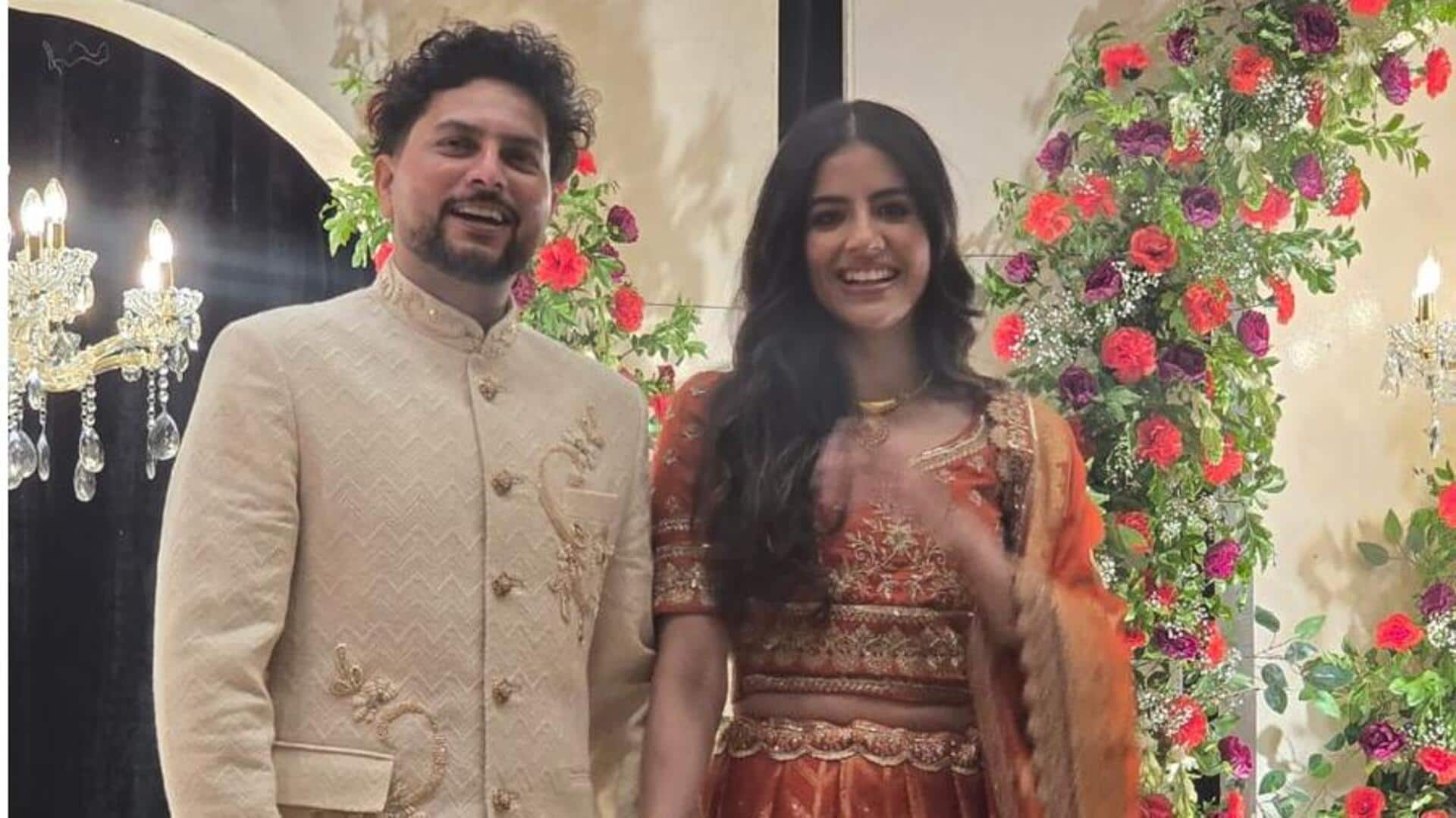 क्रिकेटर कुलदीप यादव ने अपने बचपन की दोस्त से की सगाई, सामने आईं तस्वीरें 