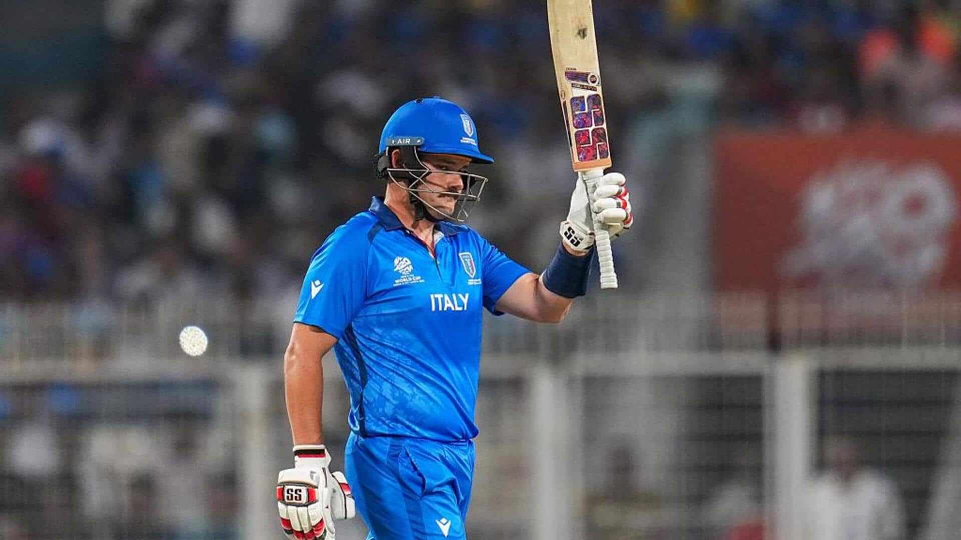 टी-20 विश्व कप 2026: बेन मैनेंटी ने इंग्लैंड के खिलाफ सिर्फ 22 गेंदों में जड़ा अर्धशतक 