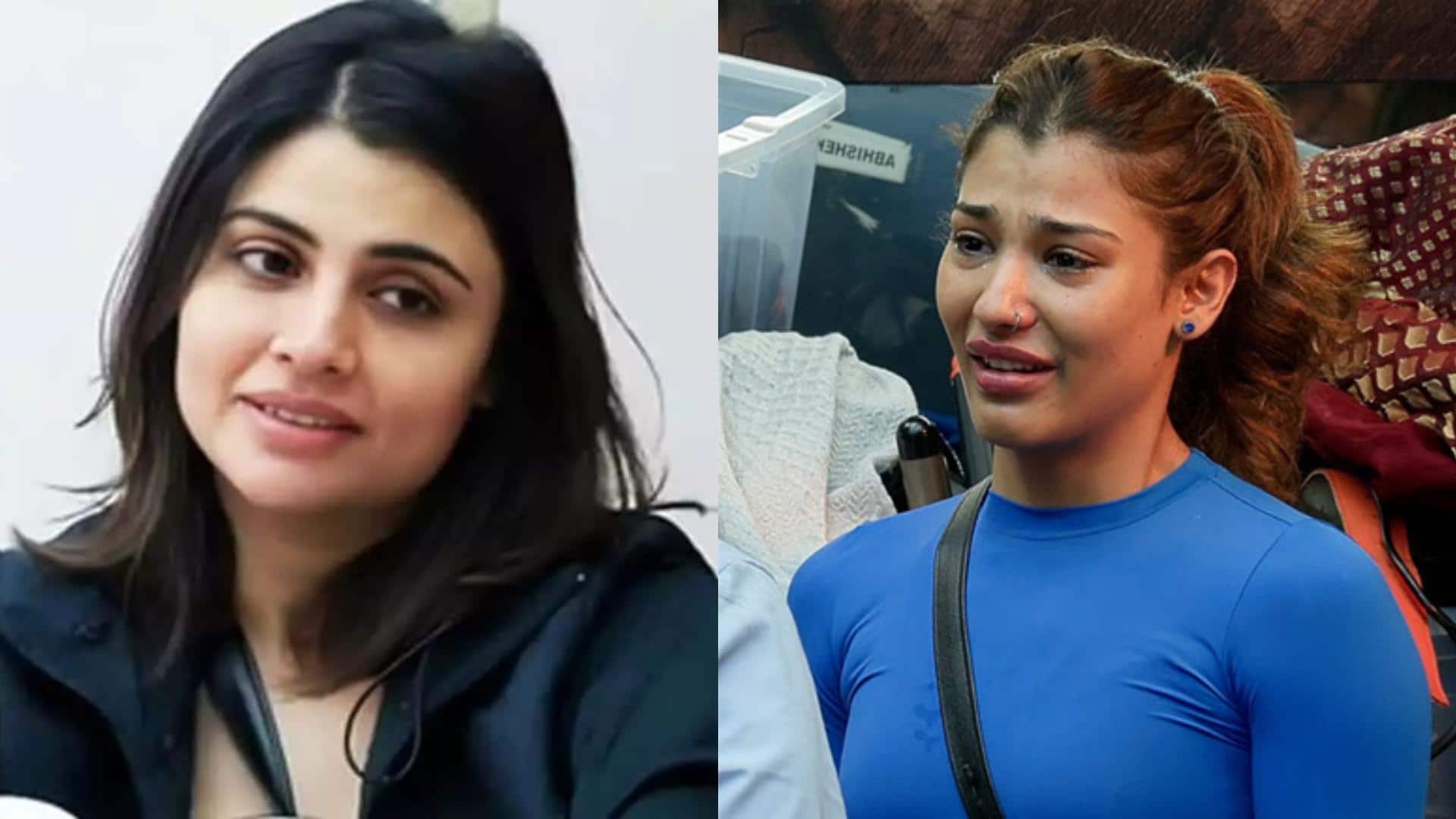 'बिग बॉस 19': नेहल चुडासमा के कपड़ों पर मालती चाहर ने की भद्दी टिप्पणी, भड़के दर्शक 'बिग बॉस 19': नेहल चुडासमा के कपड़ों पर मालती चाहर ने की भद्दी टिप्पणी, भड़के दर्शक