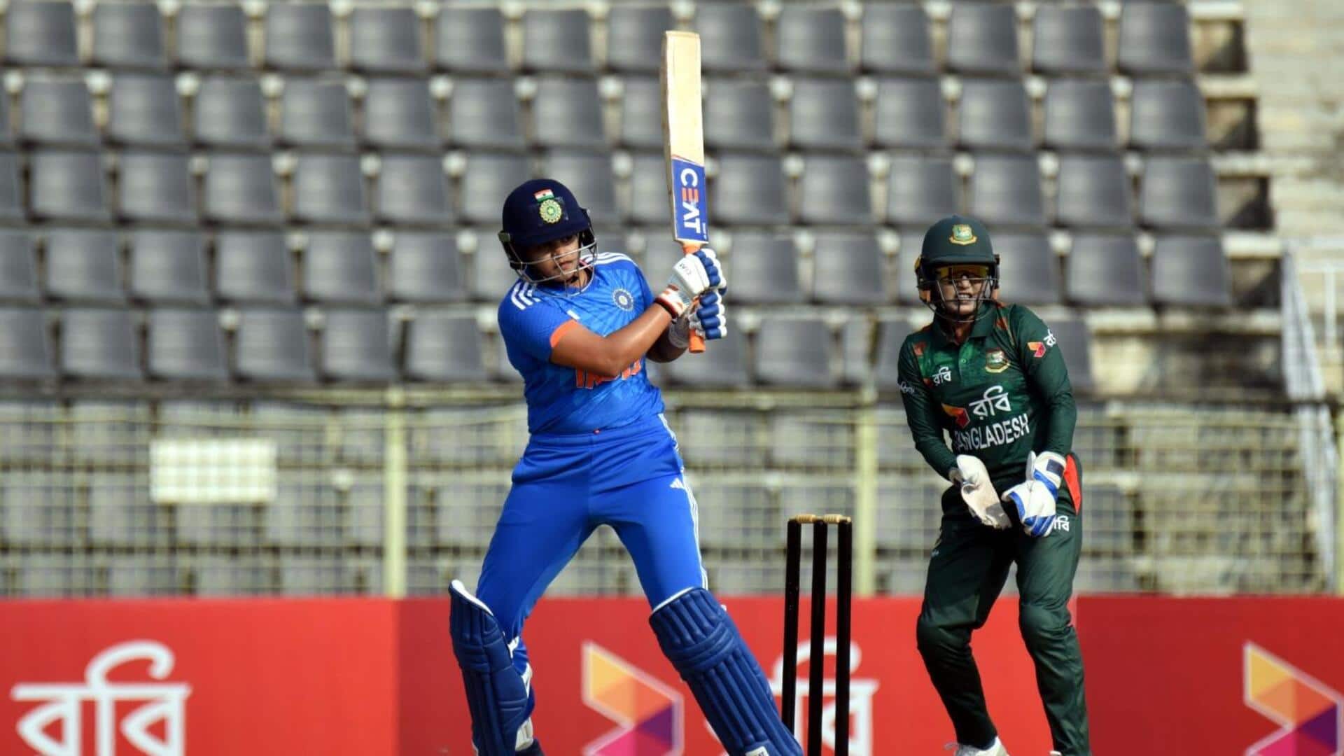 भारतीय महिला टीम ने चौथे टी-20 में बांग्लादेश को हराया, सीरीज में बनाई 4-0 से बढ़त