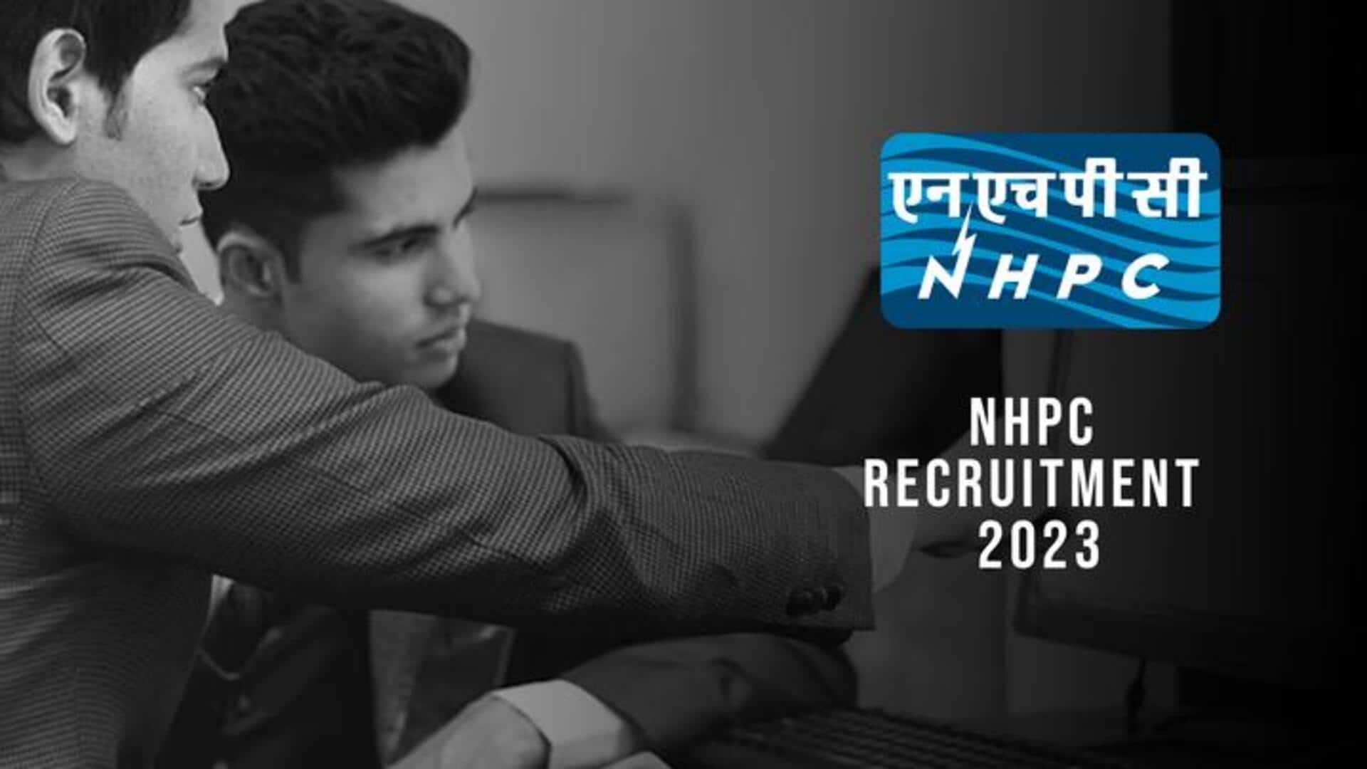 NHPC ने 388 पदों पर निकाली भर्ती, आज से शुरू हुई आवेदन प्रक्रिया