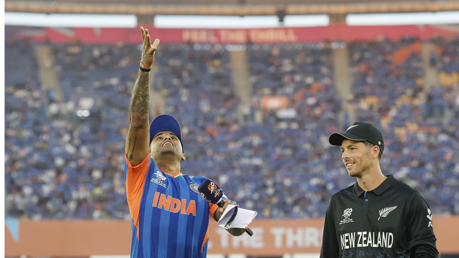 टी-20 विश्व कप 2026, फाइनल: न्यूजीलैंड ने भारत के खिलाफ टॉस जीतकर चुनी गेंदबाजी