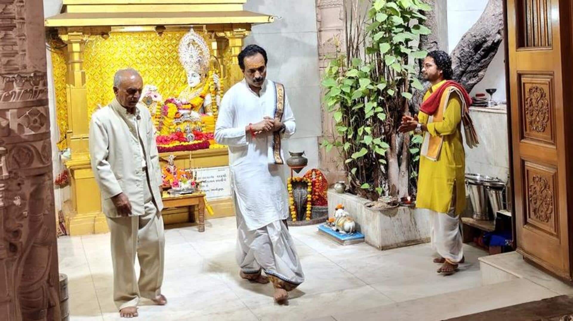 ISRO प्रमुख ने सोमनाथ मंदिर में किए दर्शन, भविष्य के मिशनों के लिए लिया आशीर्वाद
