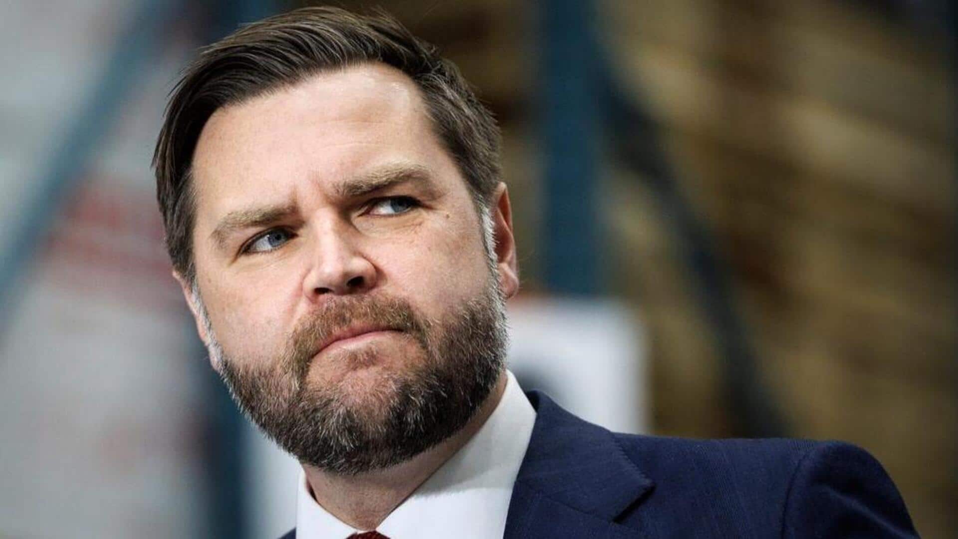 अमेरिका के उपराष्ट्रपति जेडी वेंस के घर पर हमला, खिड़कियां तोड़ी गई; आरोपी हिरासत में