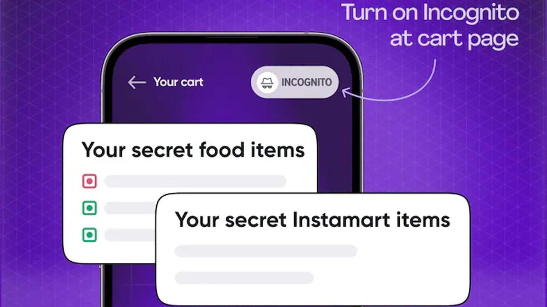 स्विगी ने पेश किया इनकॉग्निटो मोड फीचर, इस तरह होगा उपयोगी