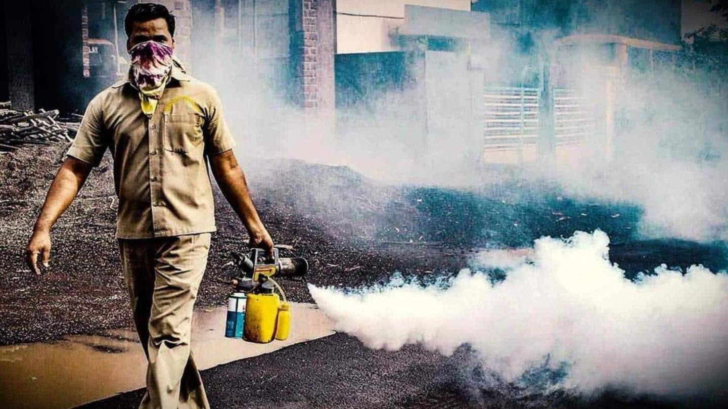 लोगों ने लगाया फॉगिंग नहीं किए जाने का आरोप लोगों ने लगाया फॉगिंग नहीं किए जाने का आरोप