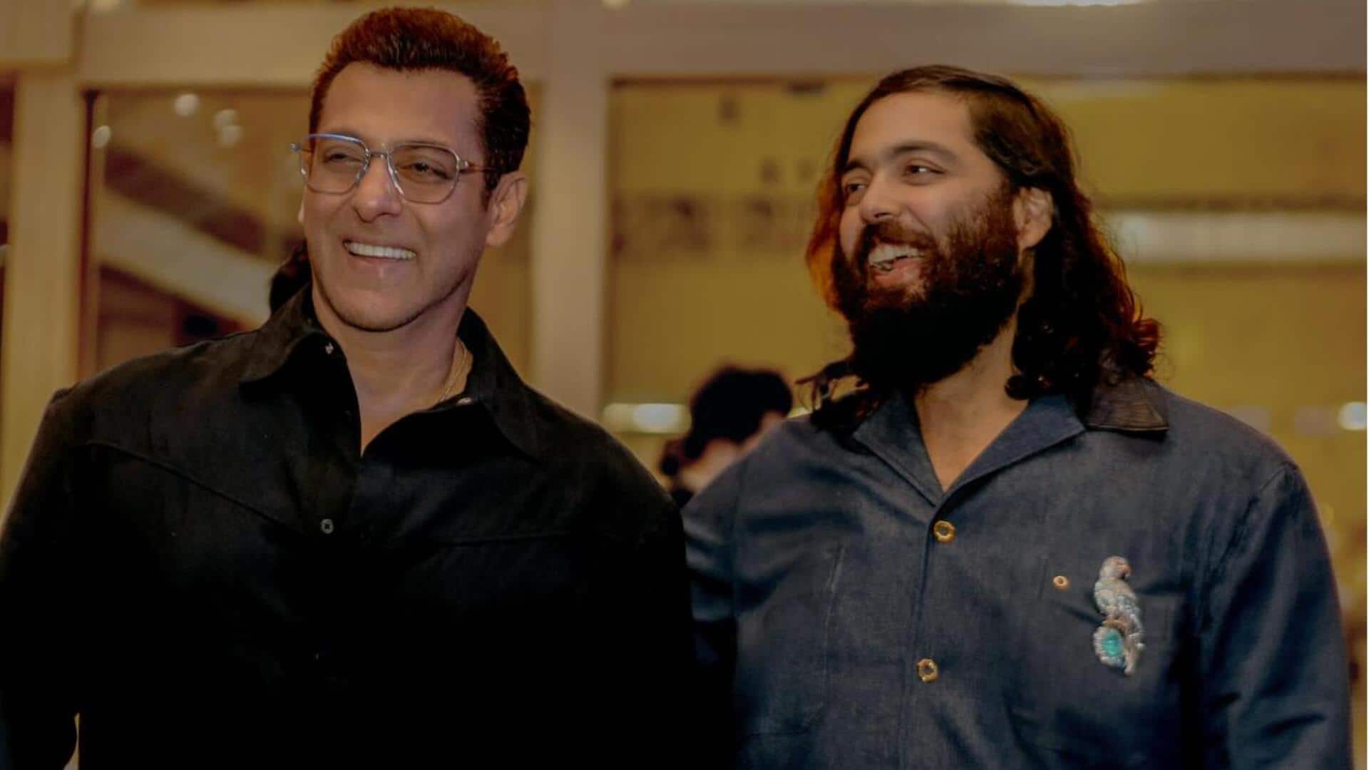 सलमान खान ने अनंत अंबानी के जन्मदिन पर लुटाया प्यार, इस अंदाज में साझा की तस्वीर