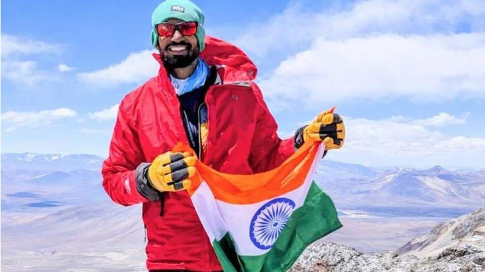 भारत के भूपतिराजू ने सबसे जल्दी की 7 ज्वालामुखीय शिखरों पर चढ़ाई, कायम किया विश्व रिकॉर्ड