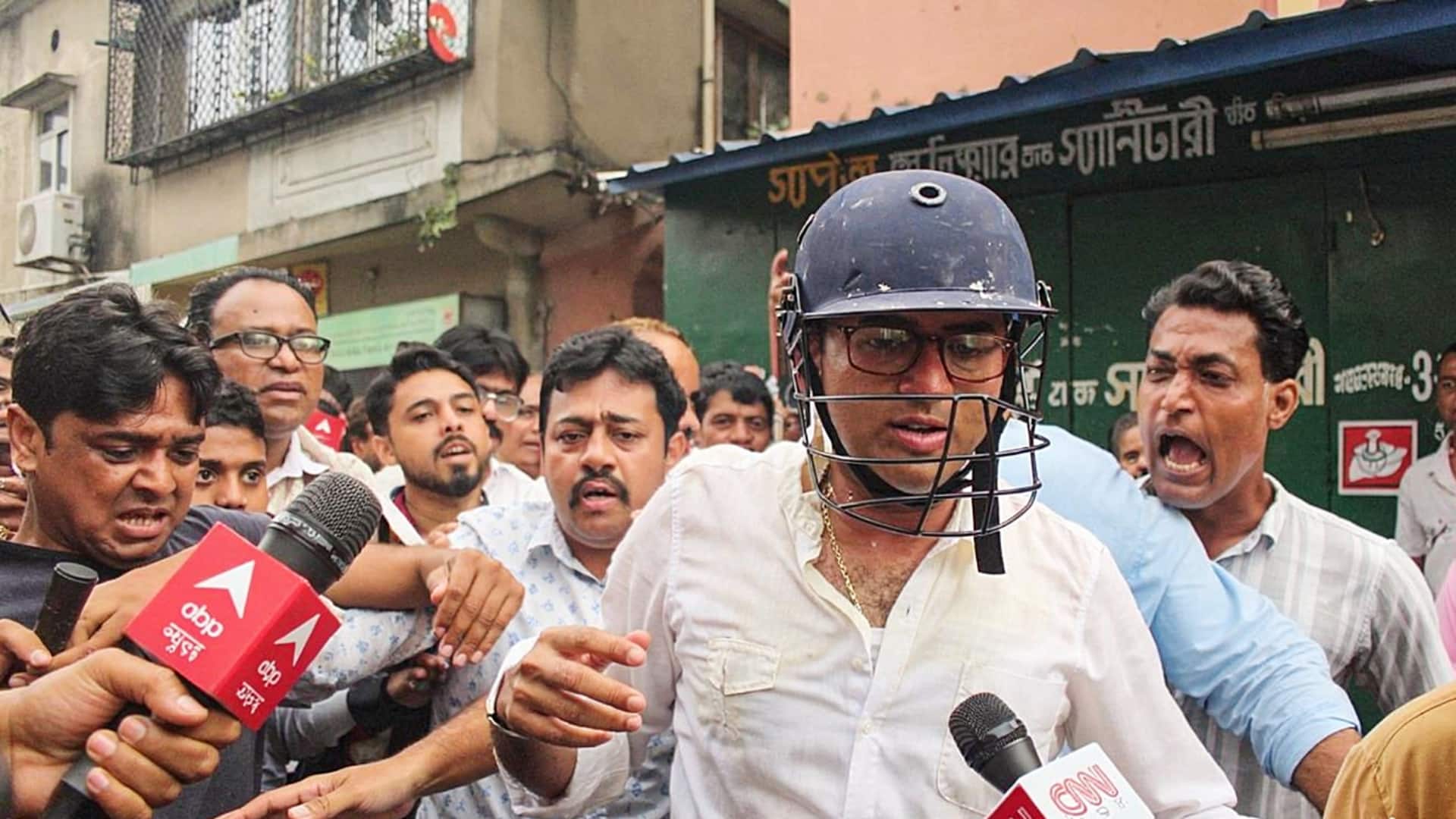 पश्चिम बंगाल: सोनारपुर में ममता बनर्जी के भतीजे अभिषेक पर हमला,  पत्थर-अंडे फेंककर कमीज भी फाड़ी