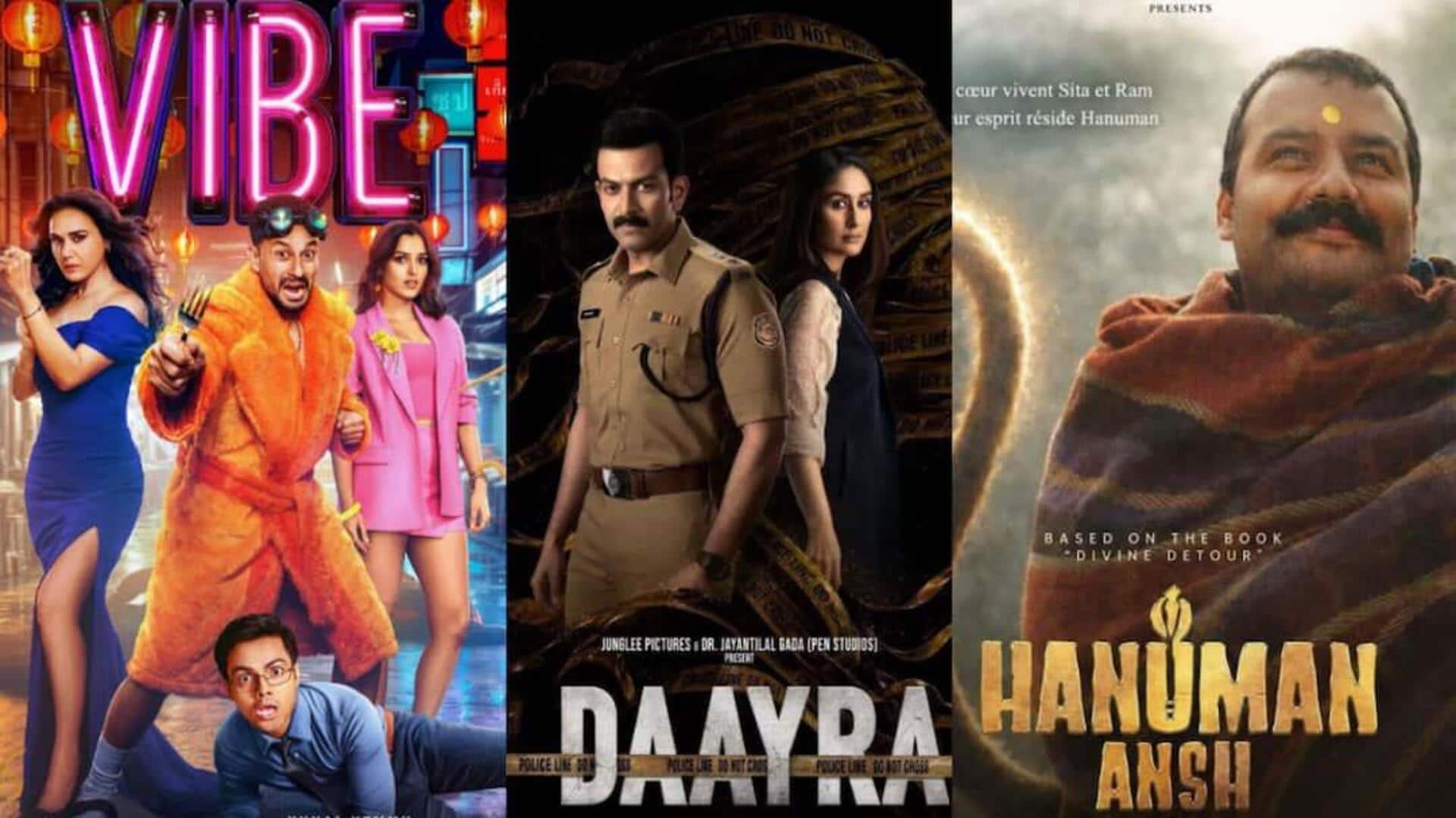 बॉक्स ऑफिस: 'हनुमान अंश' ने बिगाड़ा 'दायरा' और 'वाइब' का खेल, डालें कमाई पर नजर