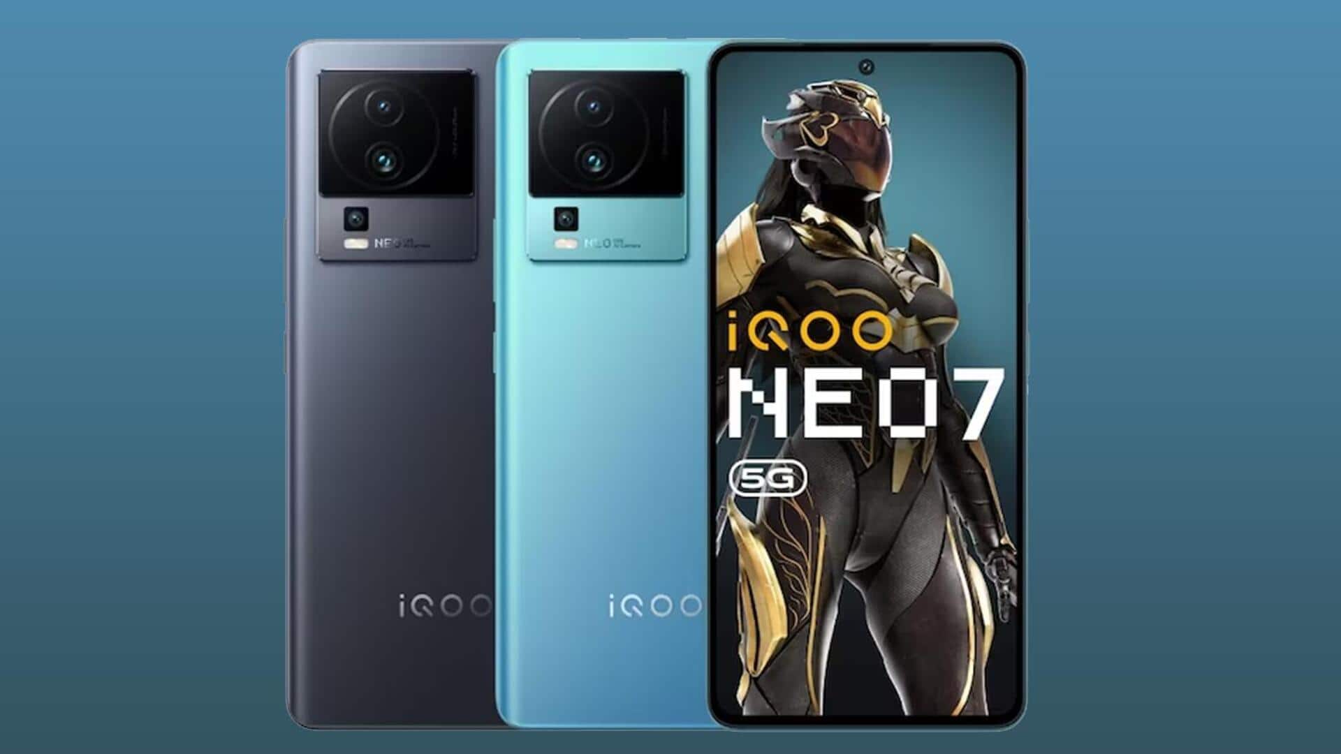 iQoo नियो 7 प्रो 5G के स्पेसिफिकेशंस लॉन्च से पहले लीक, जानिए कीमत और फीचर्स
