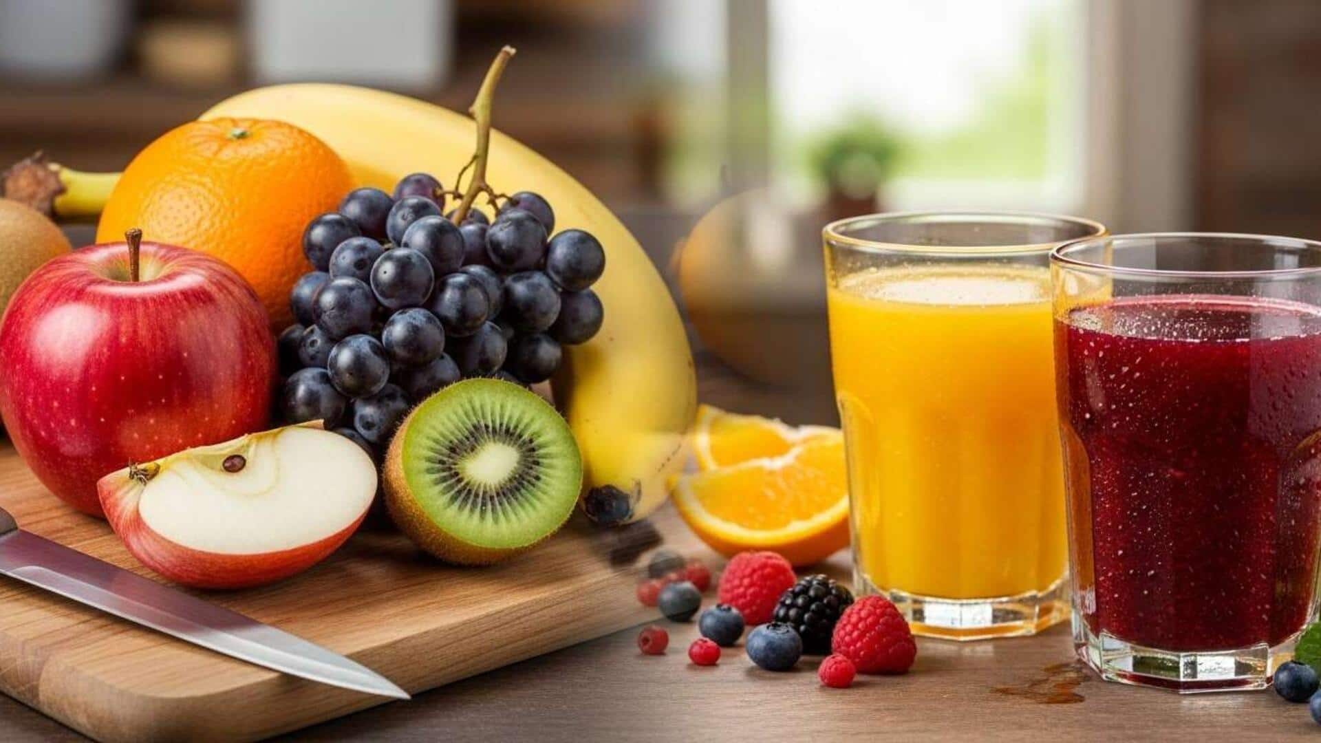 घर पर आसानी से बनाए जा सकते हैं ये 5 स्वास्थ्यवर्धक जूस, जानिए रेसिपी