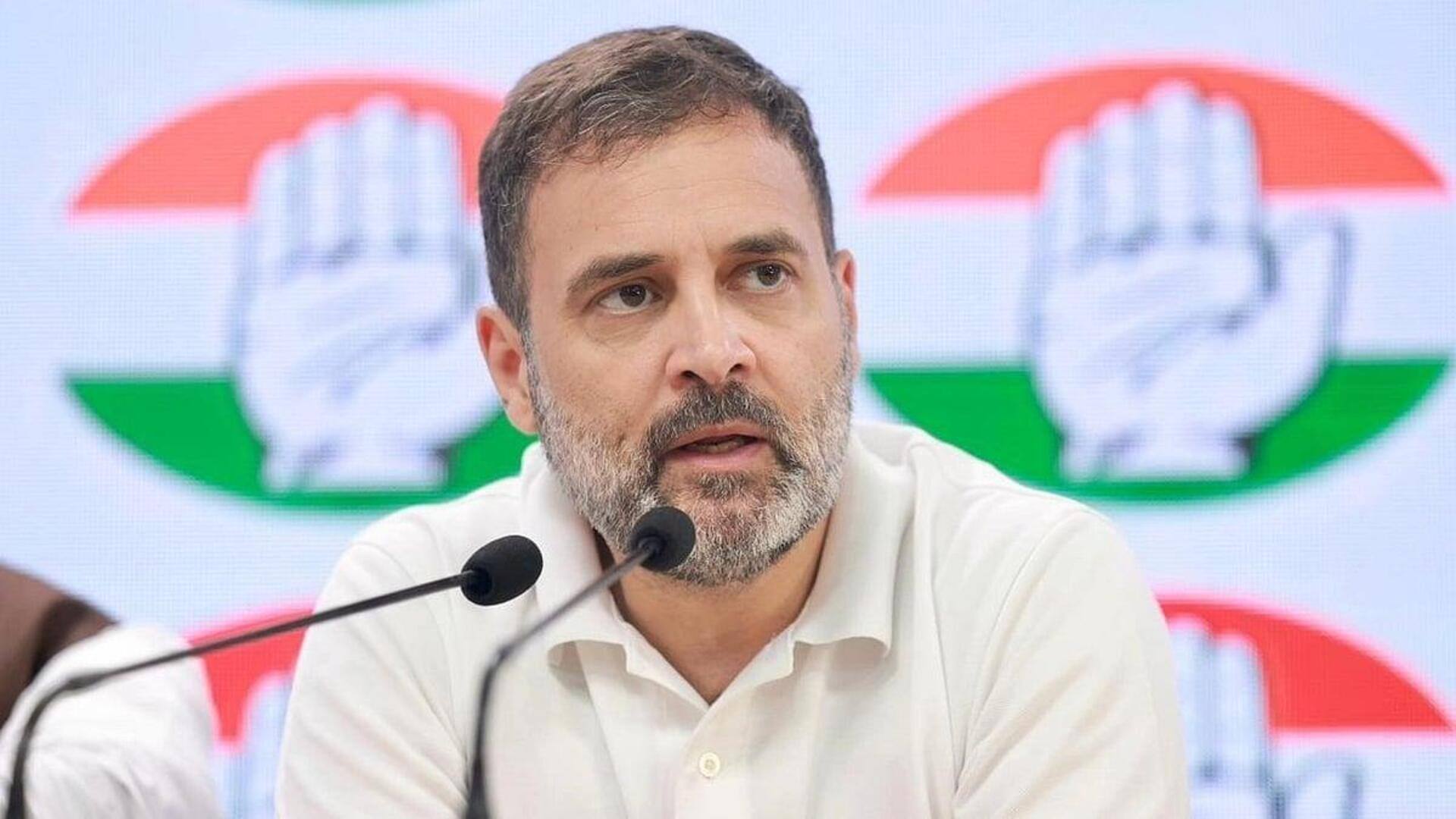 राहुल गांधी ने पैलेट-गन मामले पर अमित शाह का इस्तीफा और प्रधानमंत्री की माफी मांगी