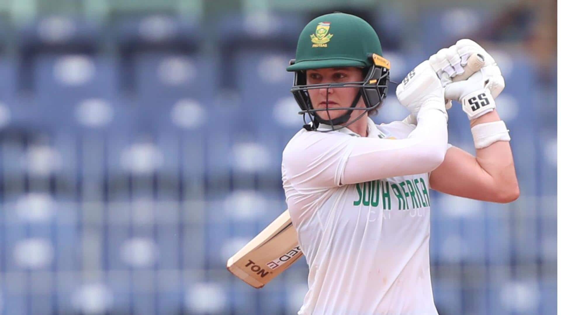भारत बनाम दक्षिण अफ्रीका: लौरा वोल्वार्ड्ट ने टेस्ट में लगाया अपना पहला शतक, जानिए आंकड़े
