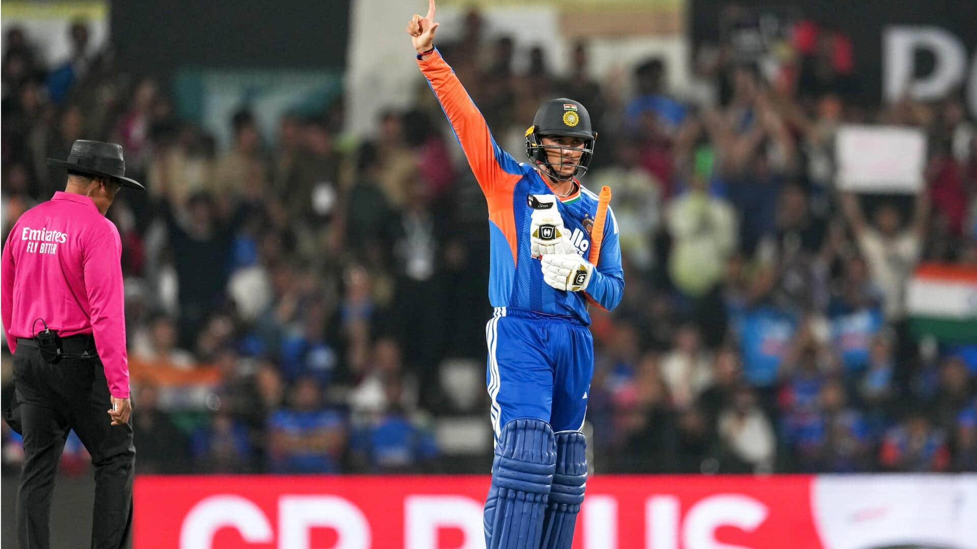 भारत बनाम न्यूजीलैंड: अभिषेक शर्मा ने खेली 84 रन की पारी, पूरे किए 5,000 टी-20 रन