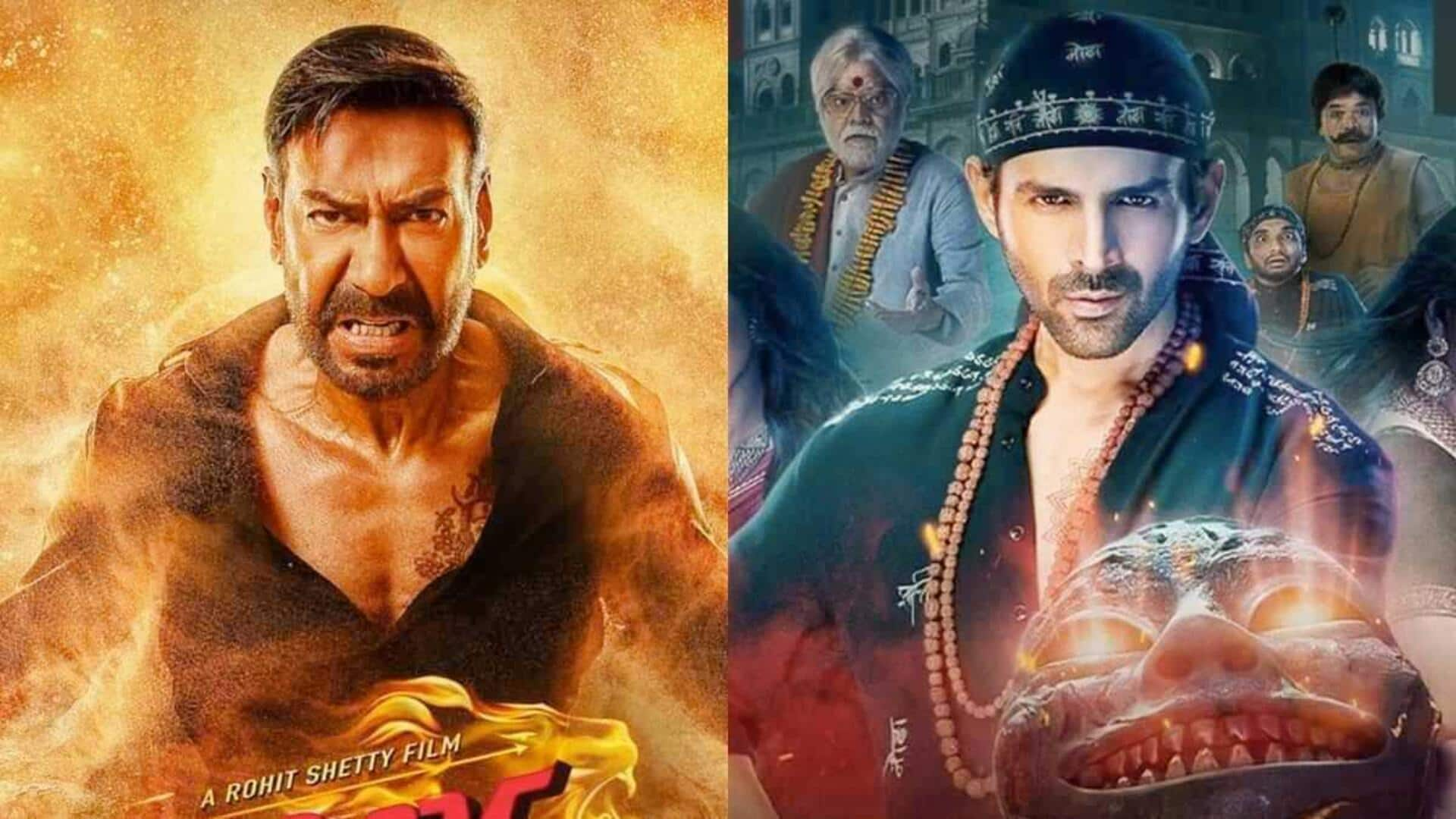 'भूल भुलैया 3' या 'सिंघम अगेन', बॉक्स ऑफिस पर पहले दिन किसने मारी बाजी?