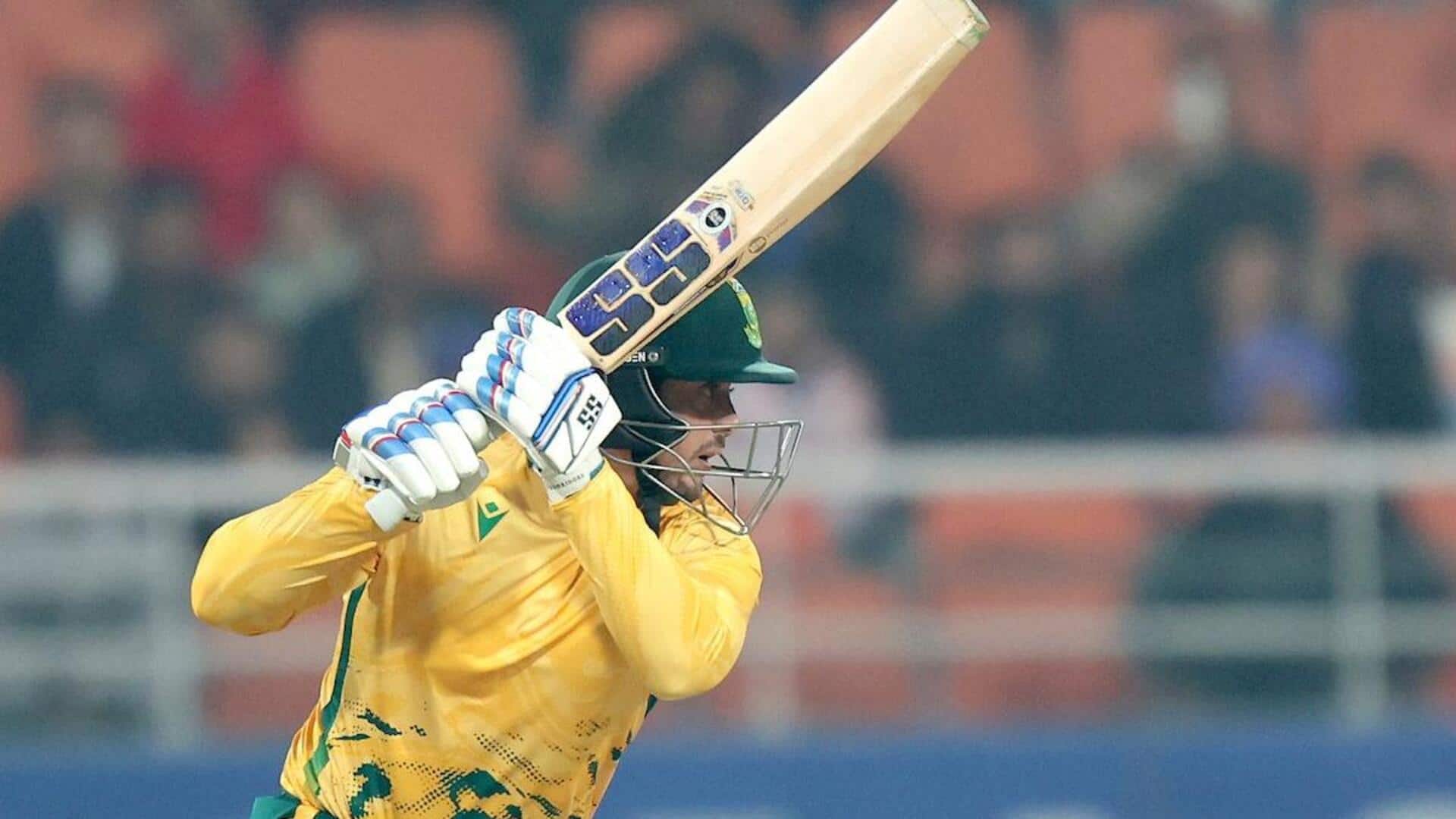 क्विंटन डिकॉक ने भारत के खिलाफ जड़ा छठा टी-20 अंतरराष्ट्रीय अर्धशतक, जानिए आंकड़े