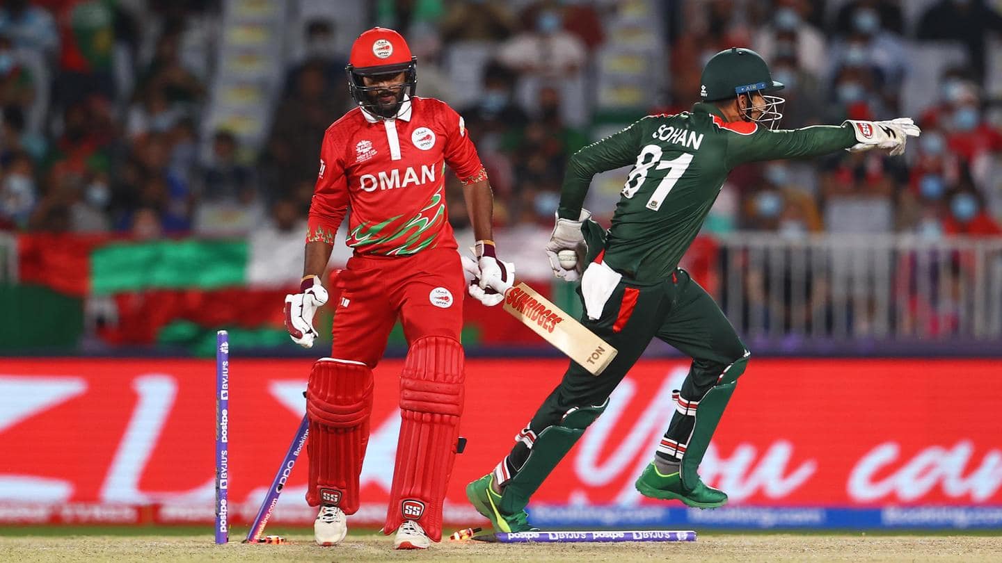 टी-20 विश्व कप, राउंड-1: ओमान के खिलाफ जीत हासिल करके बांग्लादेश ने जिंदा रखी अपनी उम्मीदें