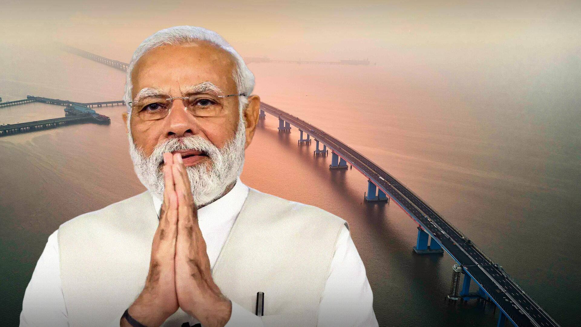 प्रधानमंत्री मोदी ने किया मुंबई ट्रांस हार्बर लिंक का उद्घाटन, देश का सबसे बड़ा समुद्री पुल